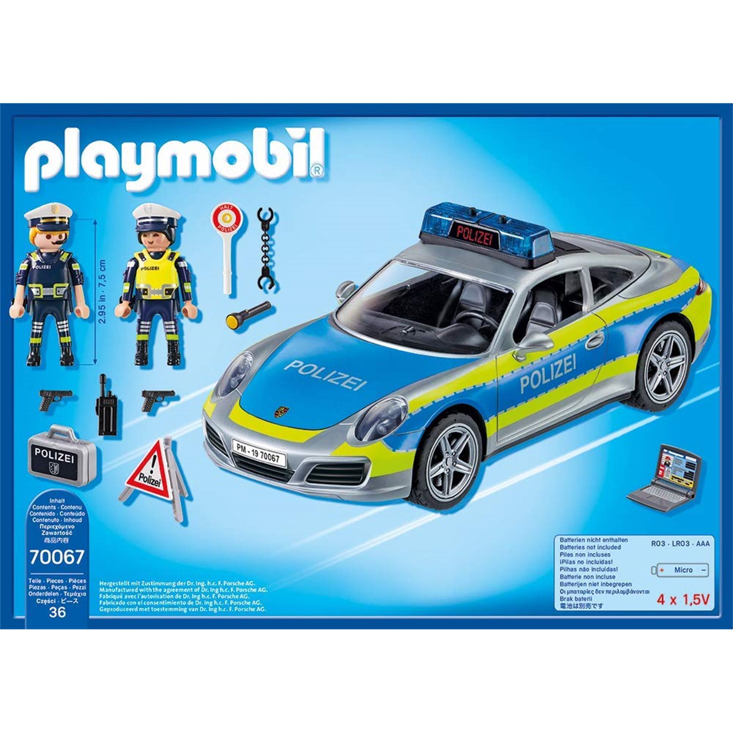 PLAYMOBIL 70067 Porsche 911 Carrera 4S Polizei