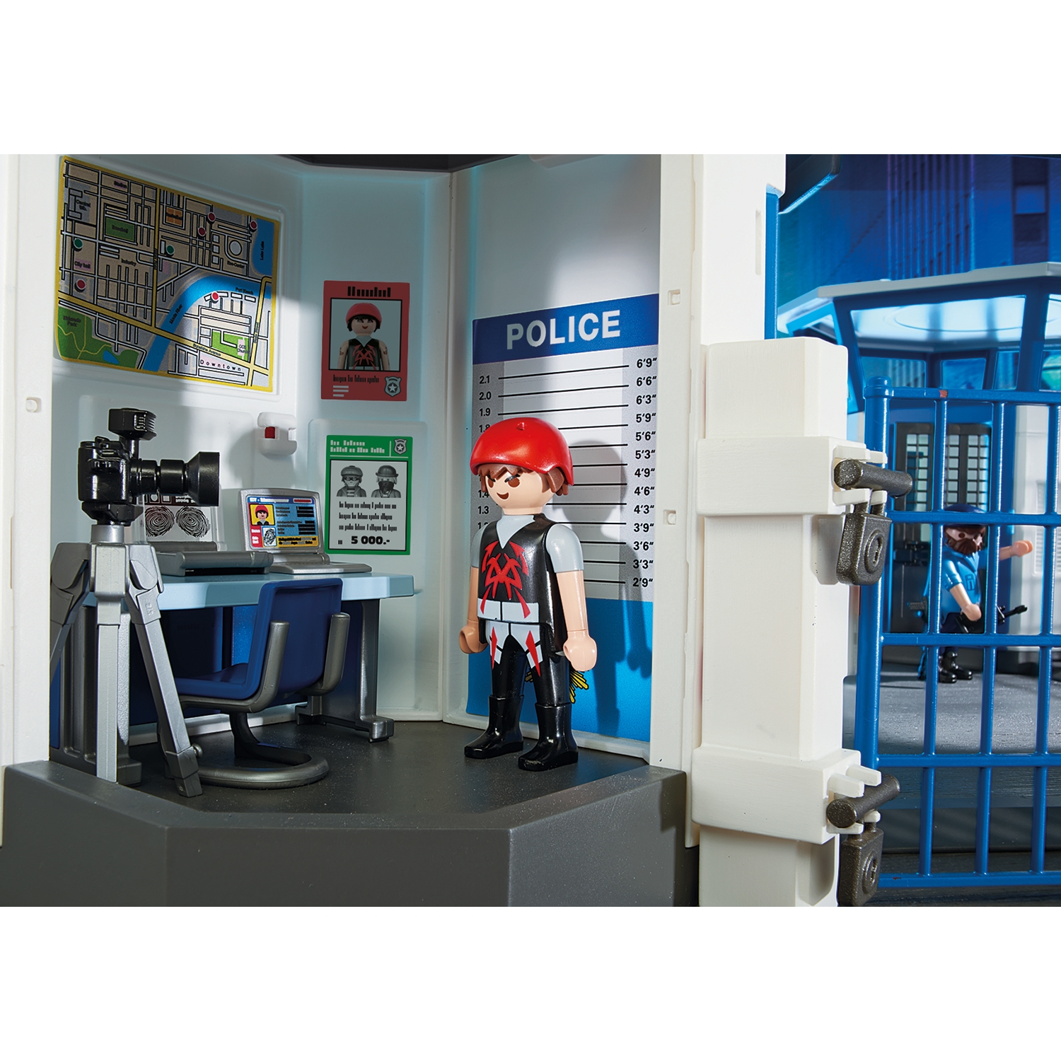 PLAYMOBIL 6872 Polizei-Kommandozentrale mit Gefängnis