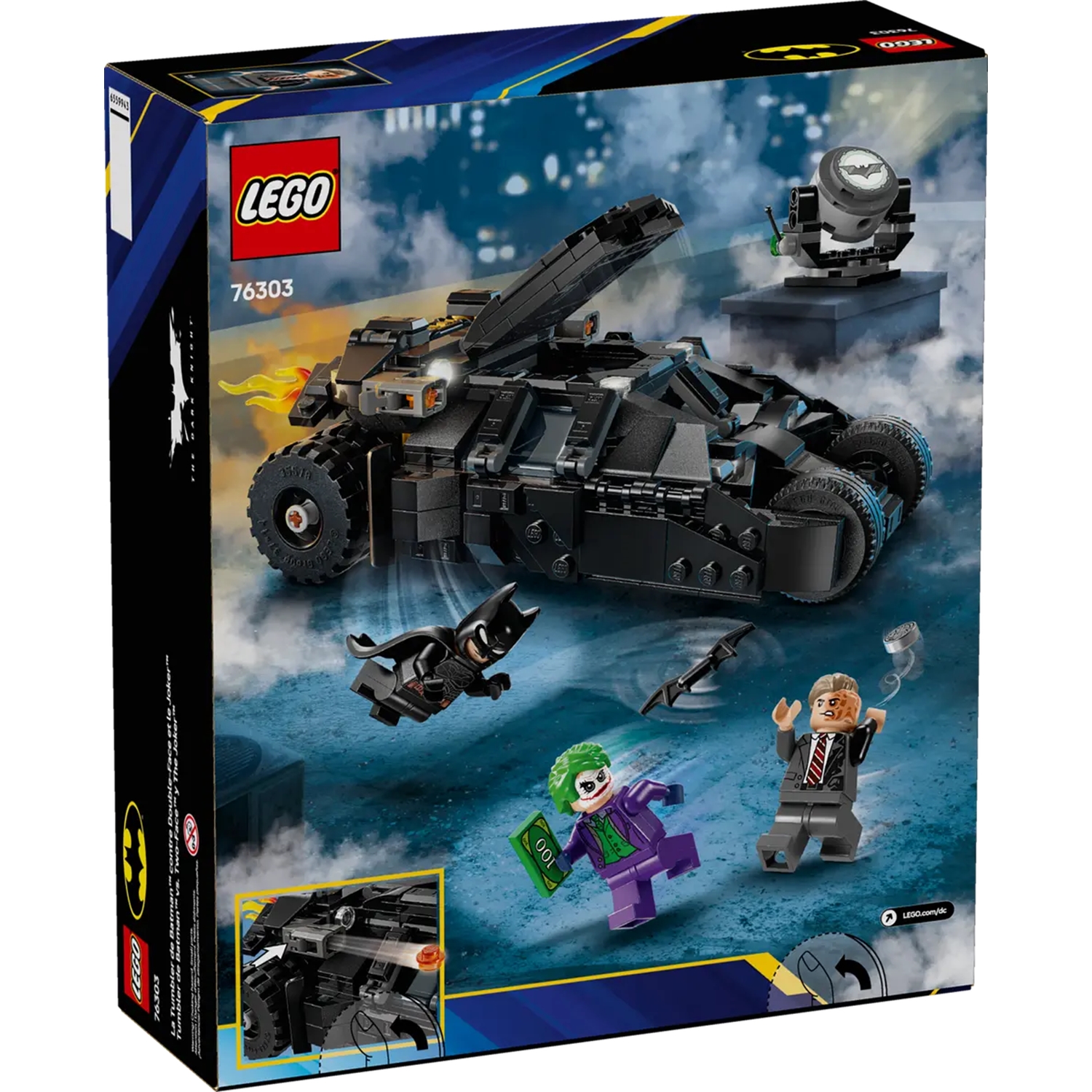 LEGO 76303 Batman™ Tumbler vs. Two-Face™ & The Joker™