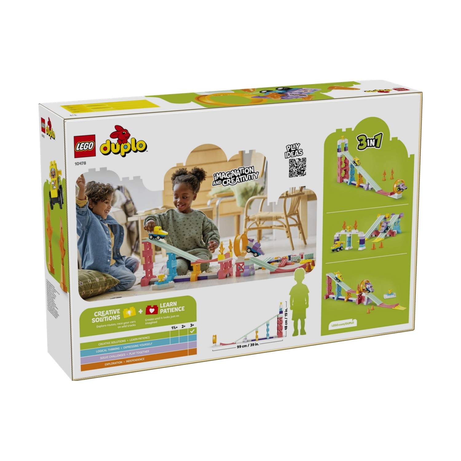 LEGO 10478 Kreative Sprungschanzen mit kleinen Flitzern 3-in-