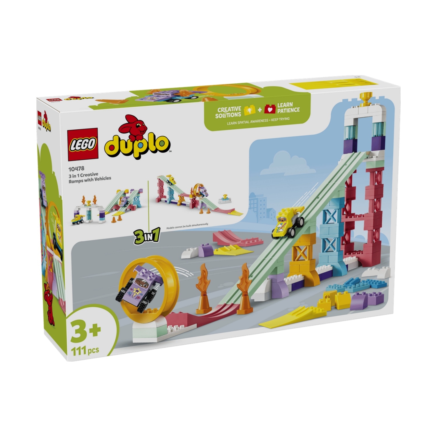 LEGO 10478 Kreative Sprungschanzen mit kleinen Flitzern 3-in-