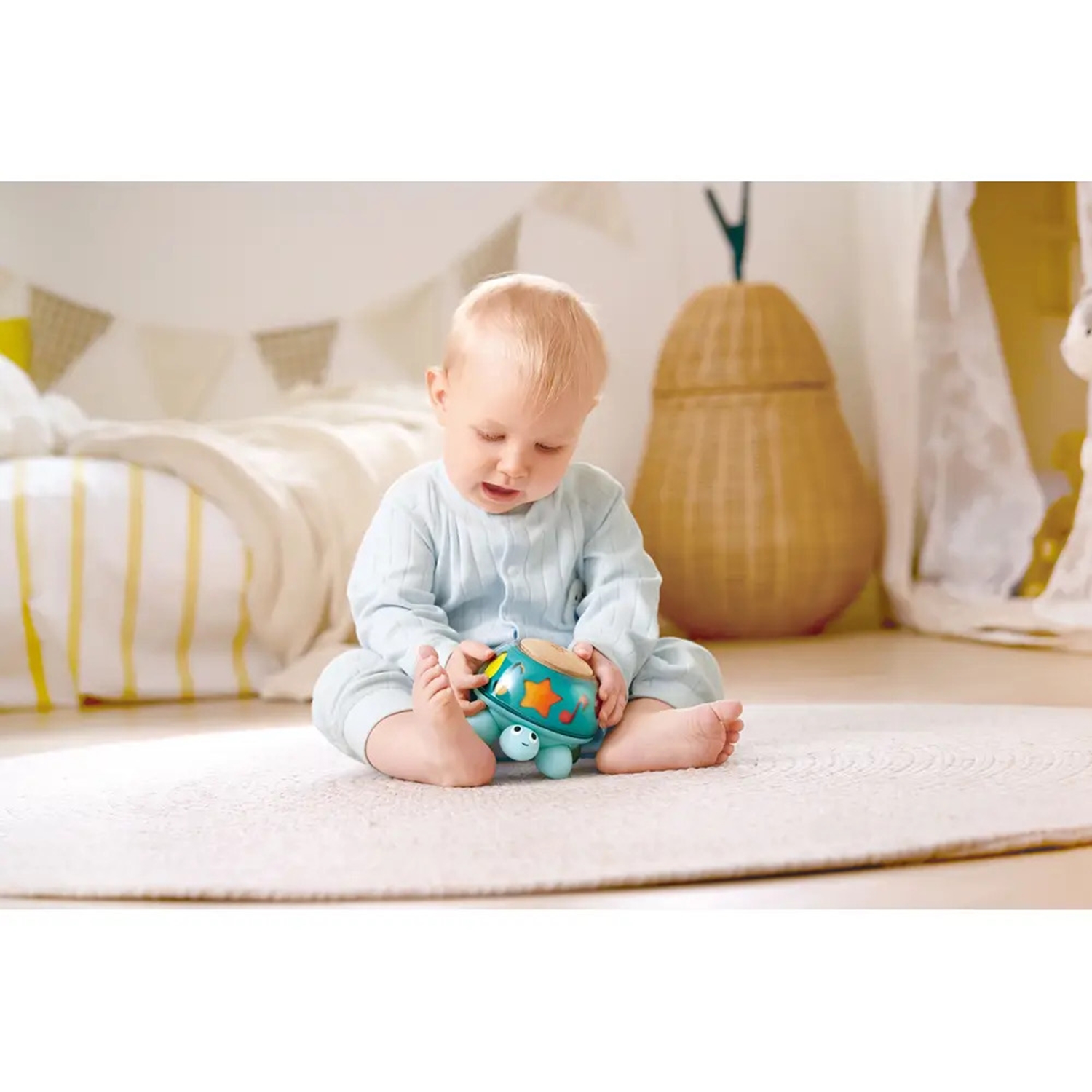 Hape E0140 Musik-Schildkröte