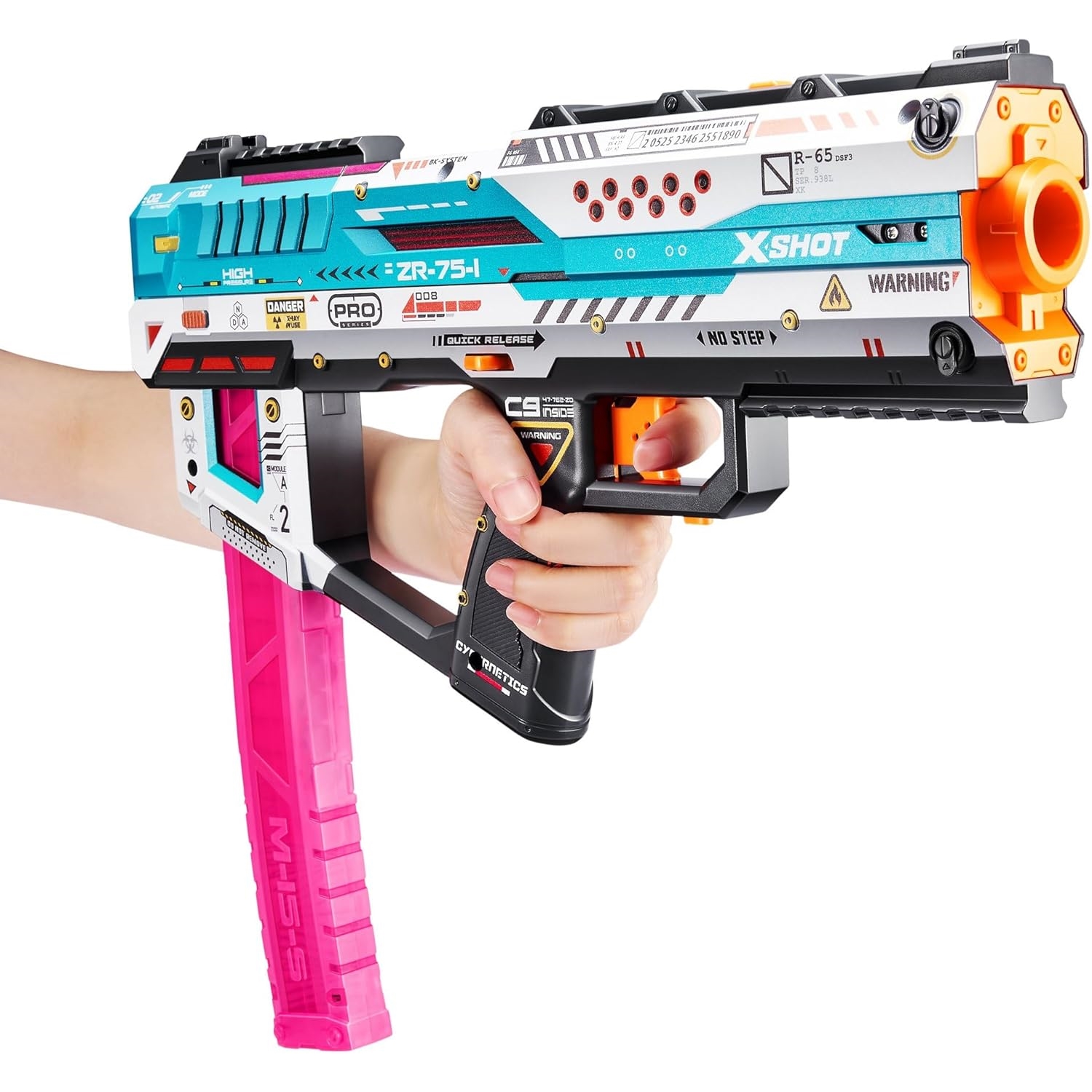 Zuru 36772 XSHOT Skins Fury-X, Dartblaster, (inkl. 40