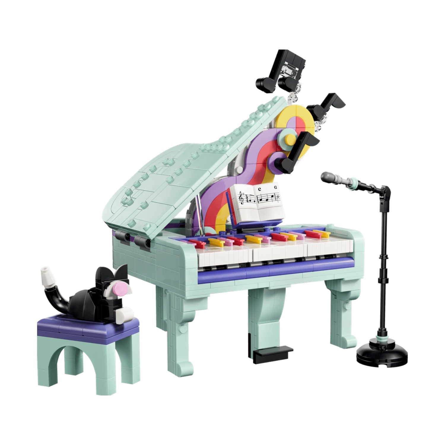 LEGO 31392 Deko-Klavier mit Katze