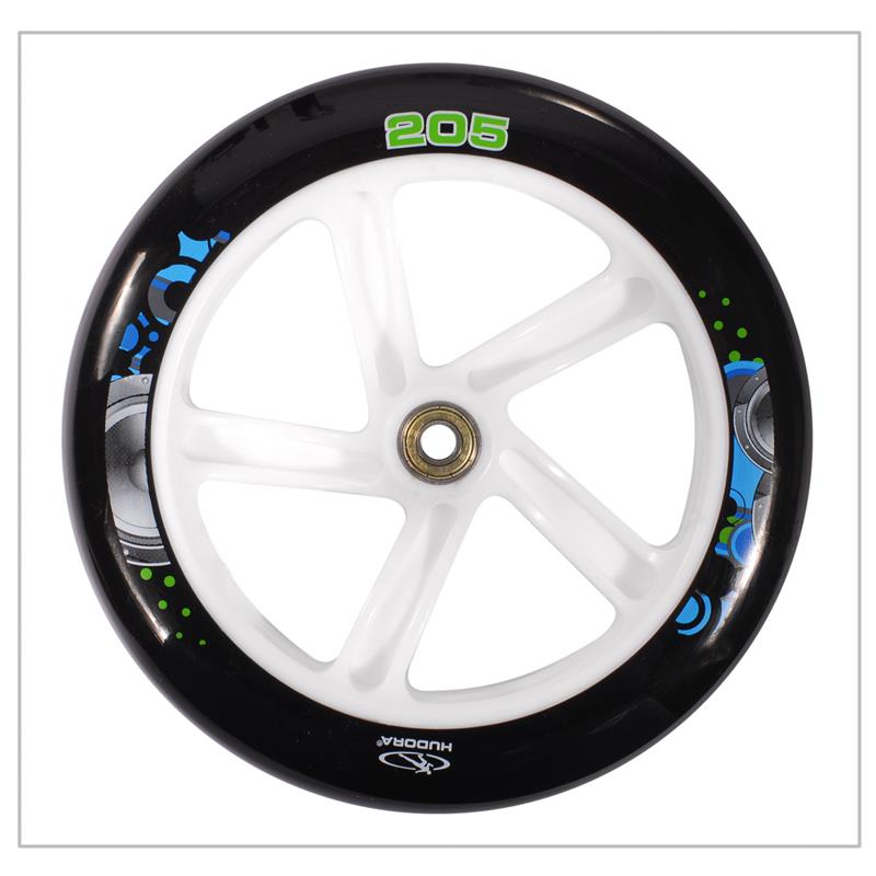 Hudora 14750/01 Big Wheel 205 Scooter grün-blau