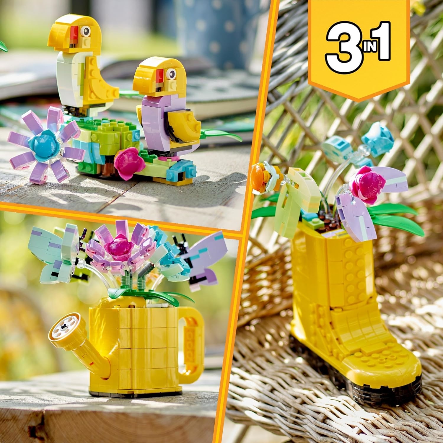 LEGO 31149 Creator 3-in-1-Sets Gießkanne mit Blumen