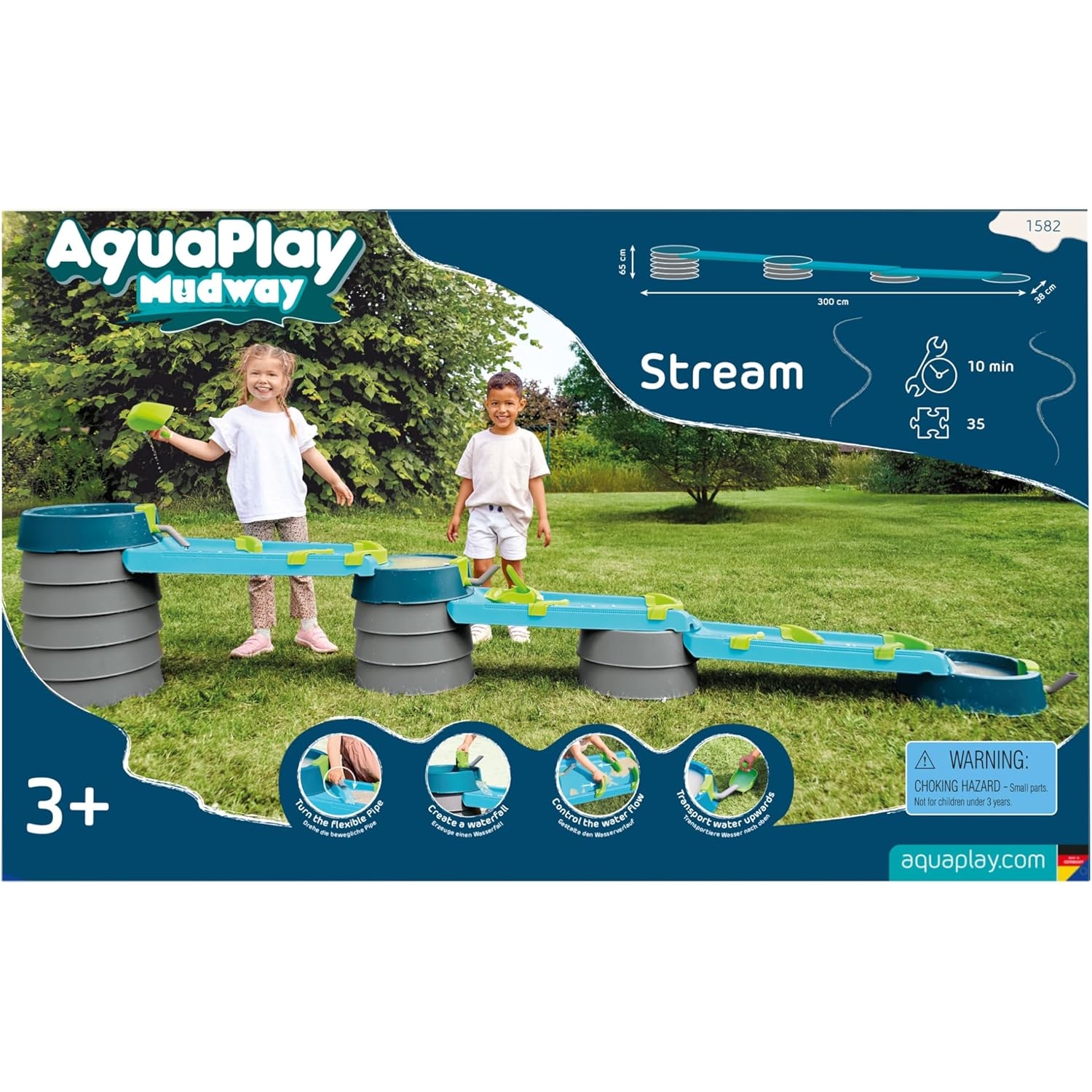 Aquaplay 8700001582 AquaPlay Mudway STREAM Matschbahn