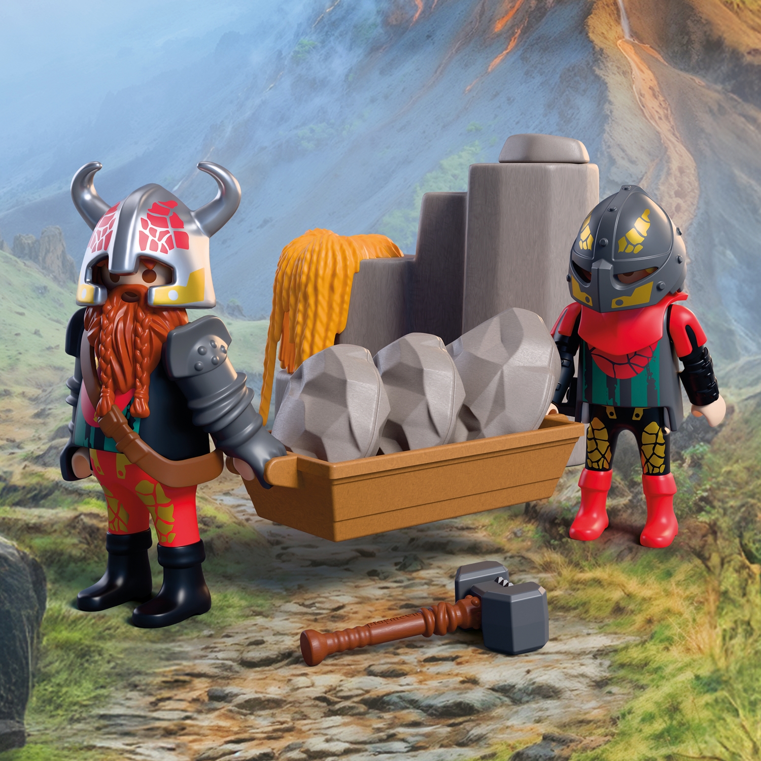 PLAYMOBIL 72117 Knights Steinkatapult Drachenritter