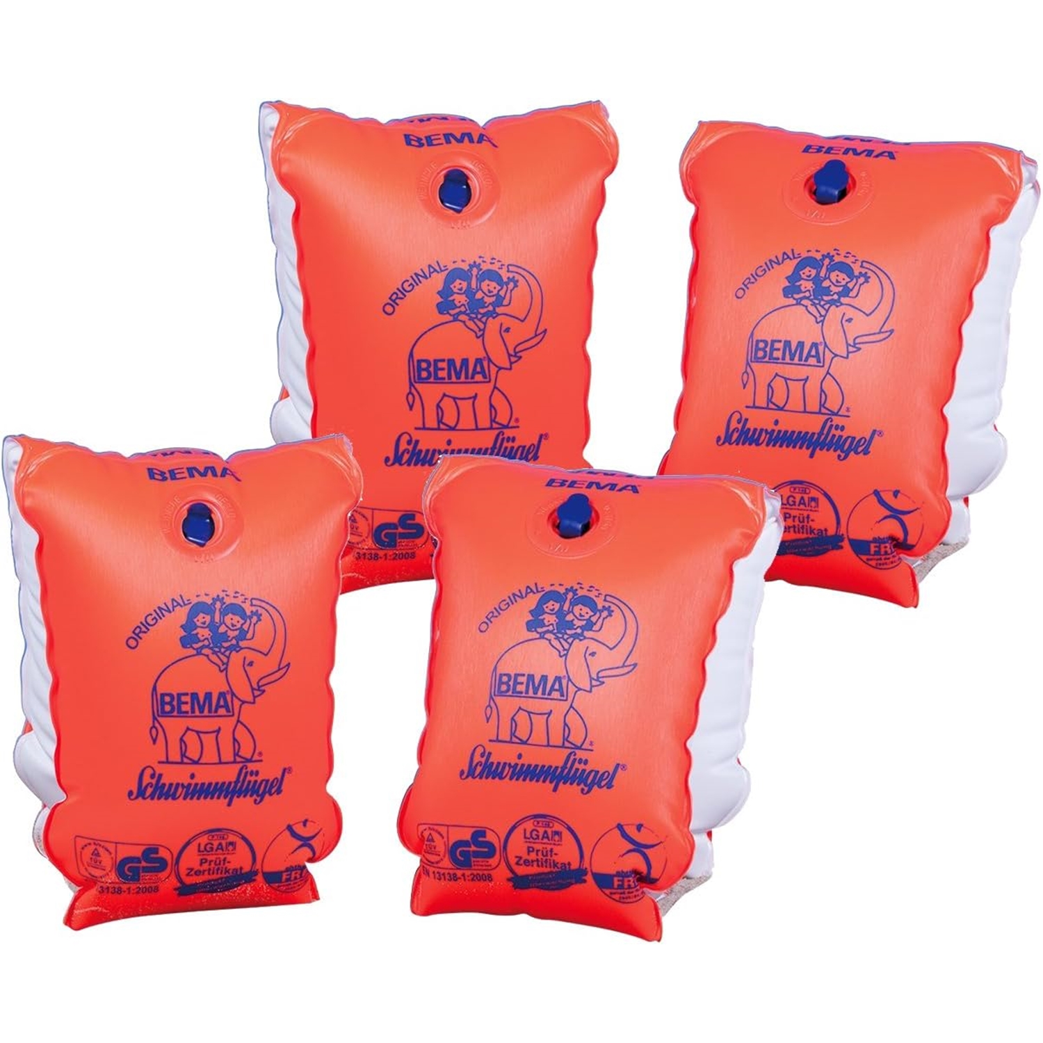 Happy People 18000 BEMA® Schwimmfluegel, orange,