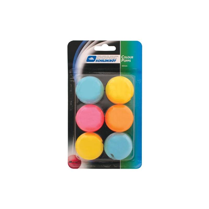 Schildkröt 649015 6 Baelle in Blister, bunt