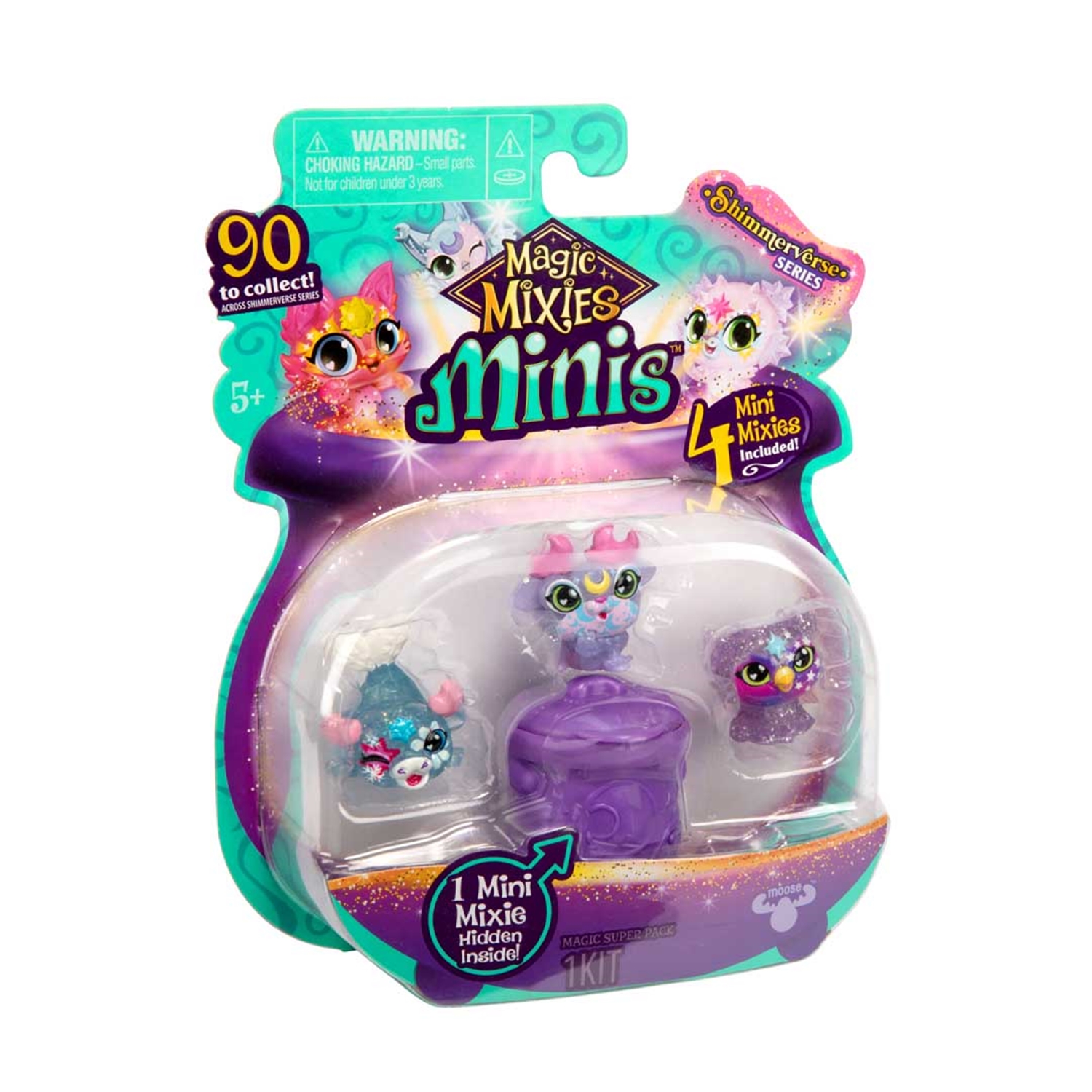 Moose Toys 14952 Magic Mixies Minis: S1 4er-Pack