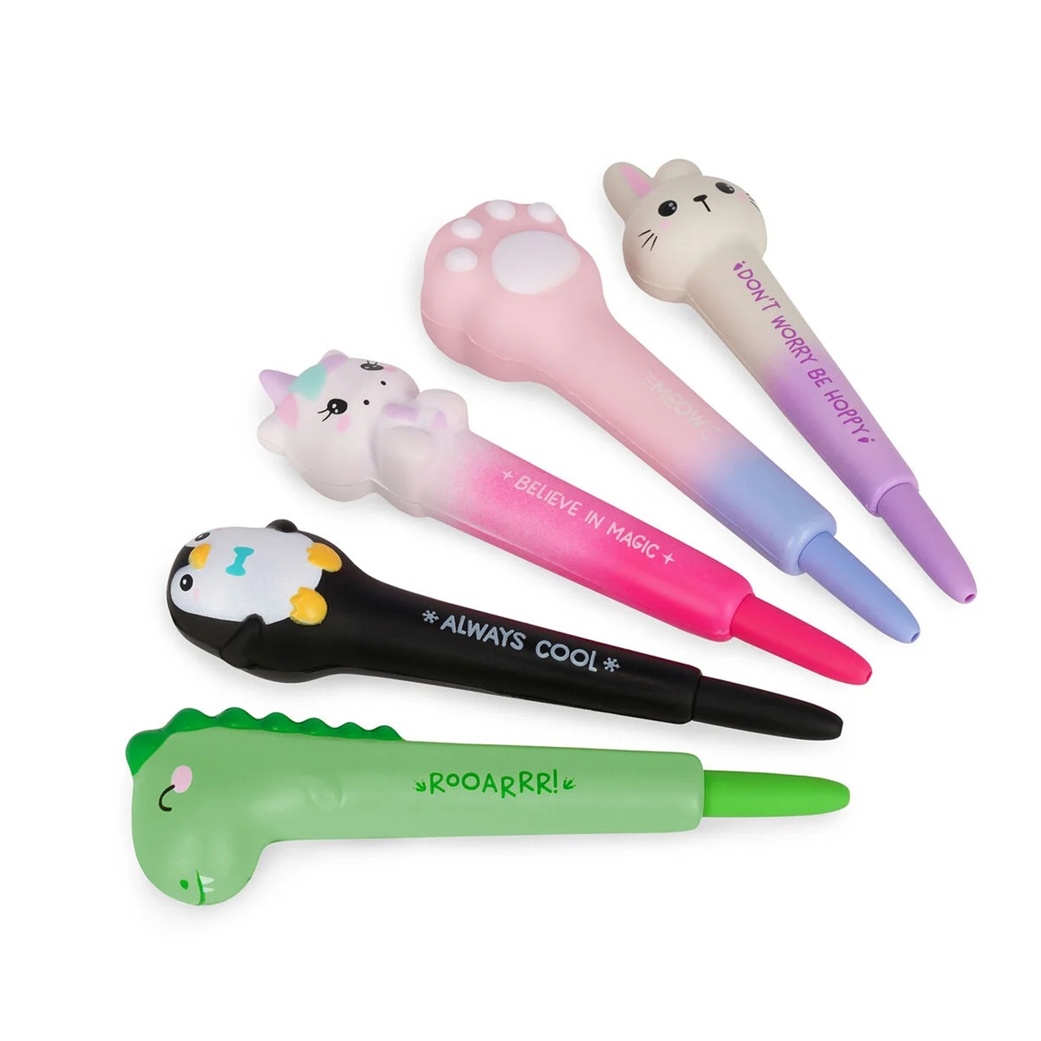 Legami SQP0002 SQUISHY GEL PEN - SQUEEZIES - DINO