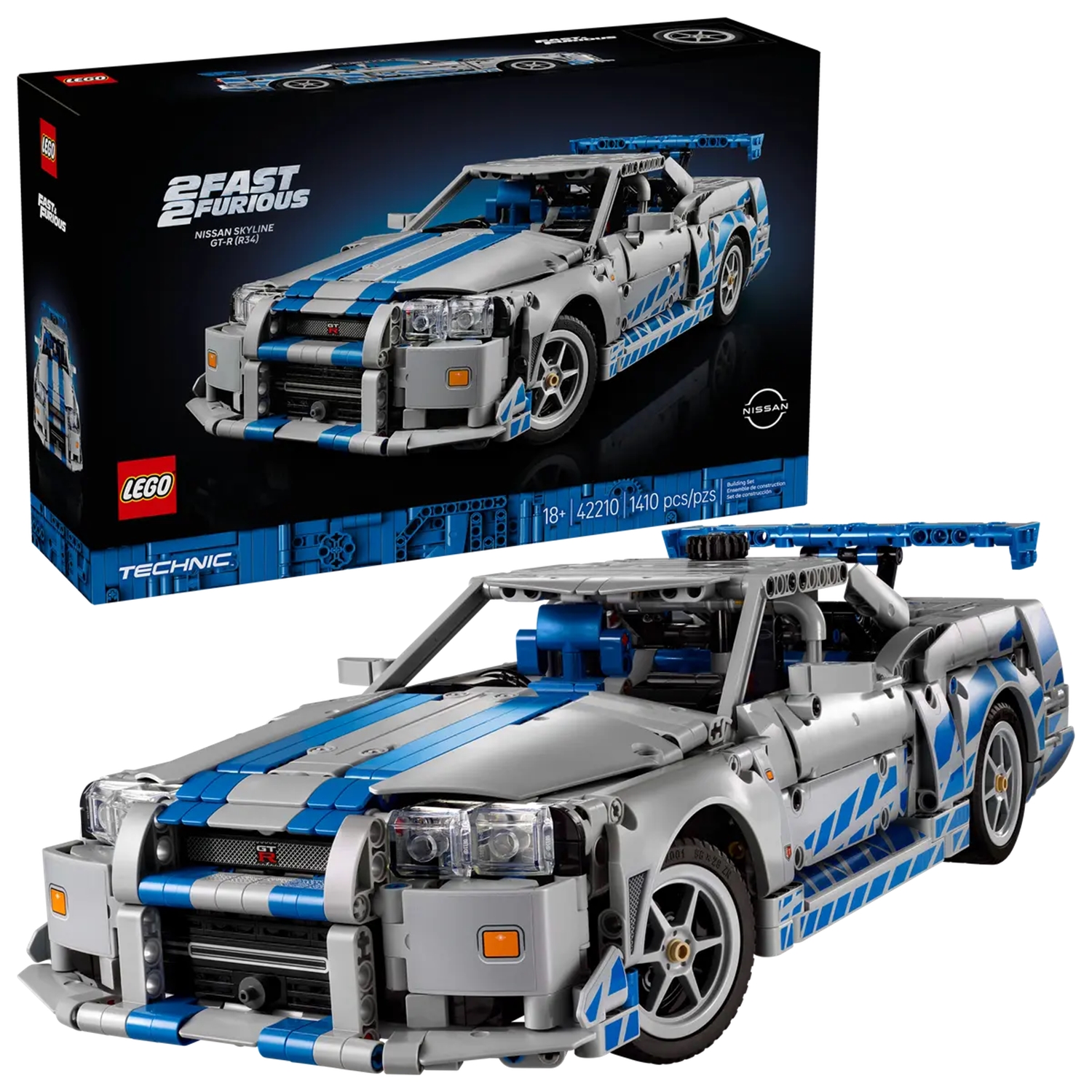 LEGO 42210 Technic 2 Fast 2 Furious Nissan Skyline GT-R