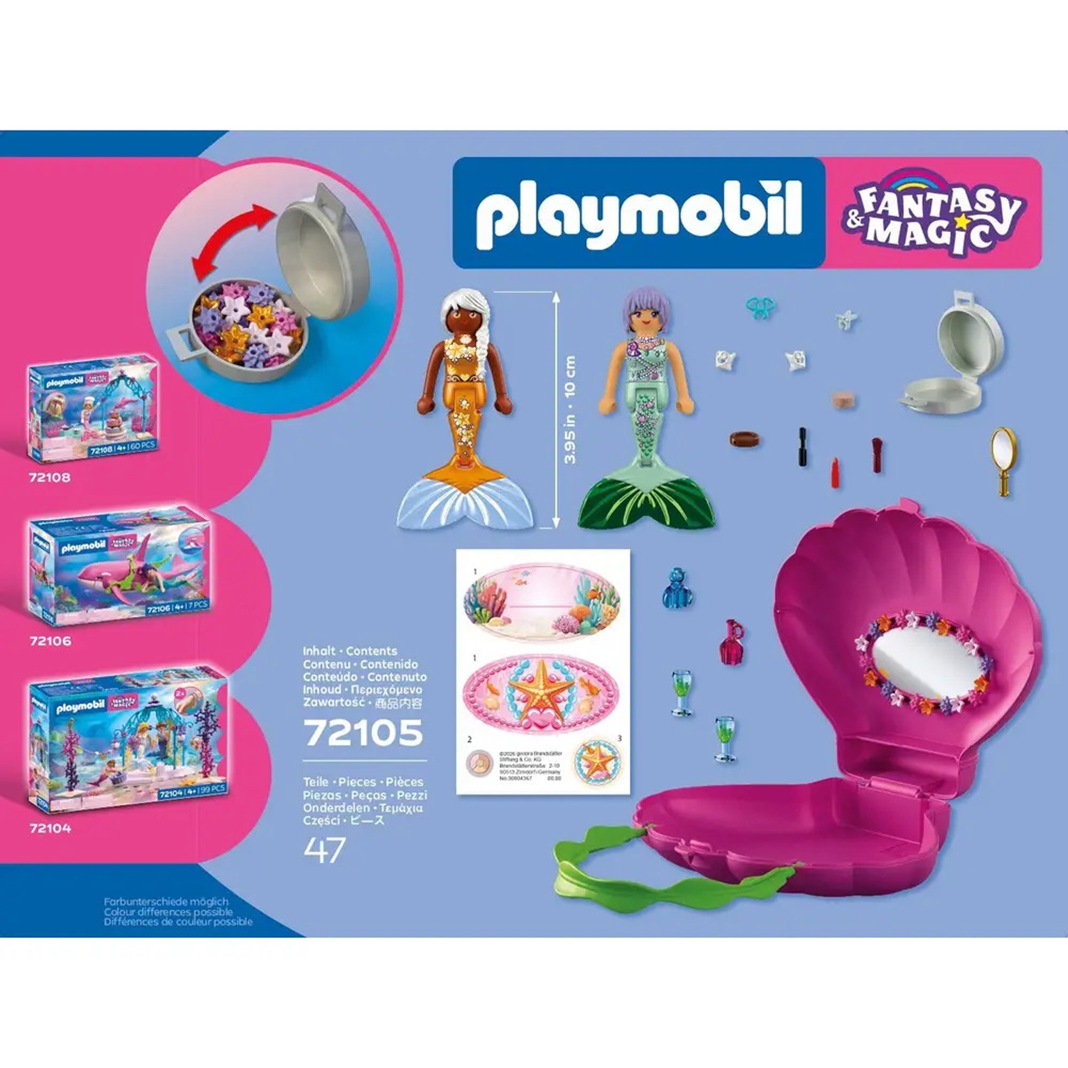 PLAYMOBIL 72105 Muscheltasche Meerjungfrauen