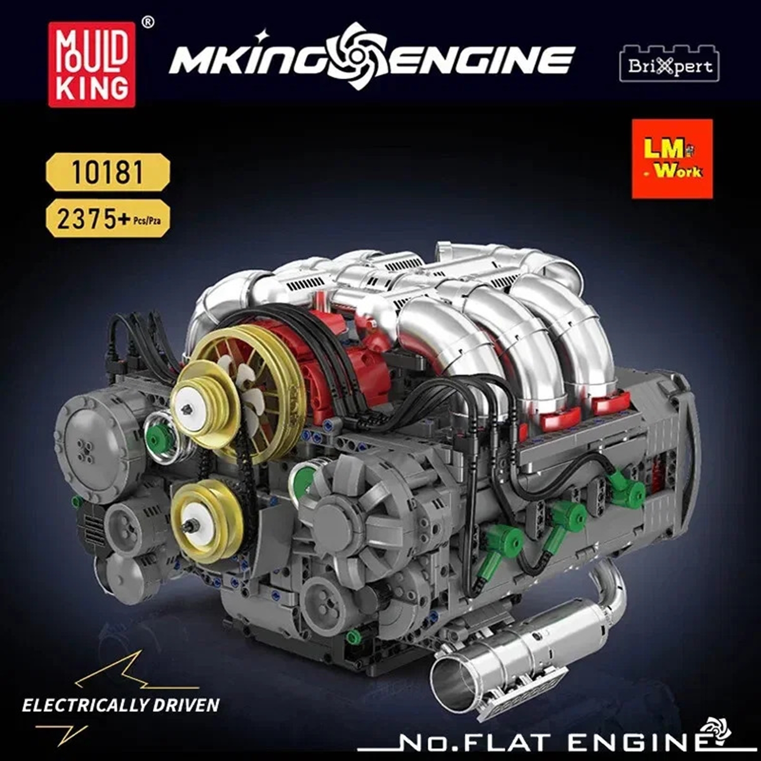Mould King 10181 Flat Engine
