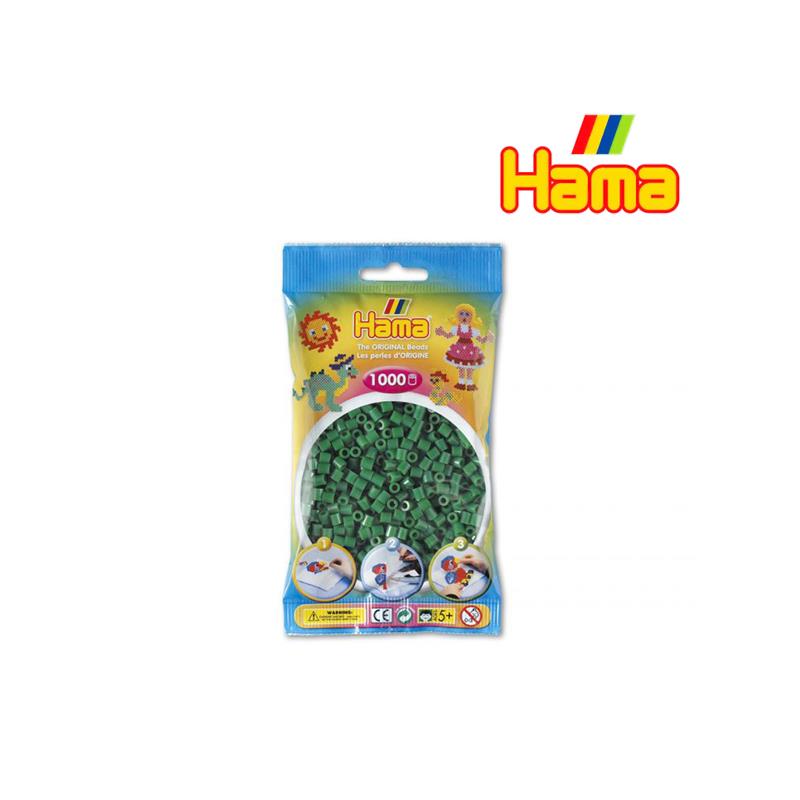 Hama 207-10 Perlen-Btl. 1000 Stck, gruen