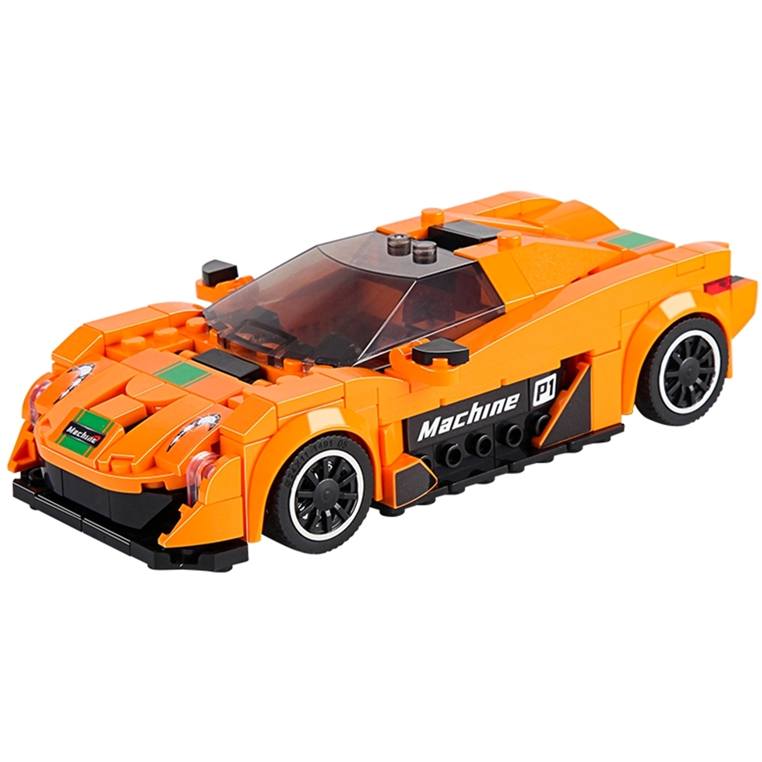 Mould King 27004 Sportwagen Mini P1 + Showcase