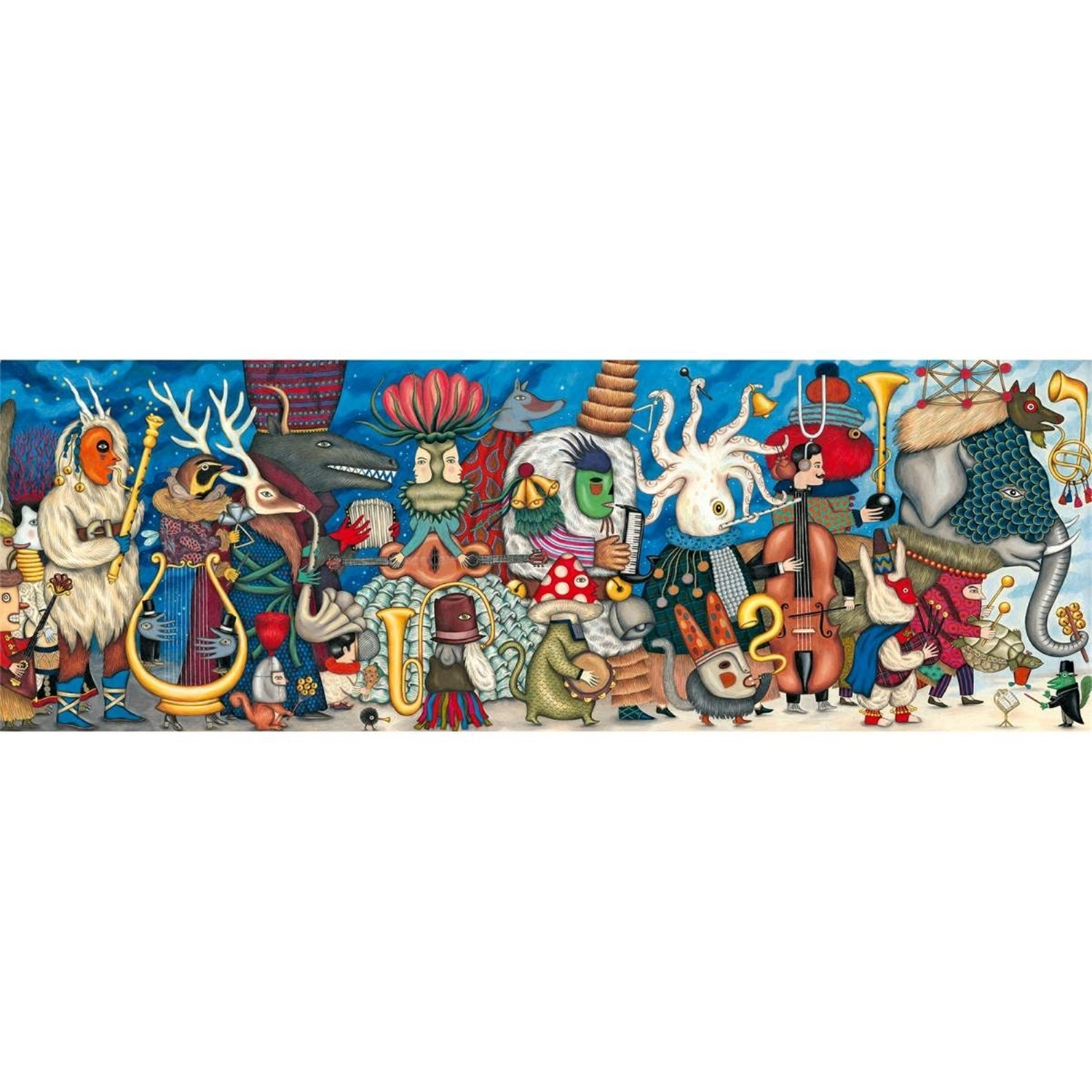 Djeco DJ07626 Puzzle Gallerie: Puzzle Galery - Fantasy Orchestra