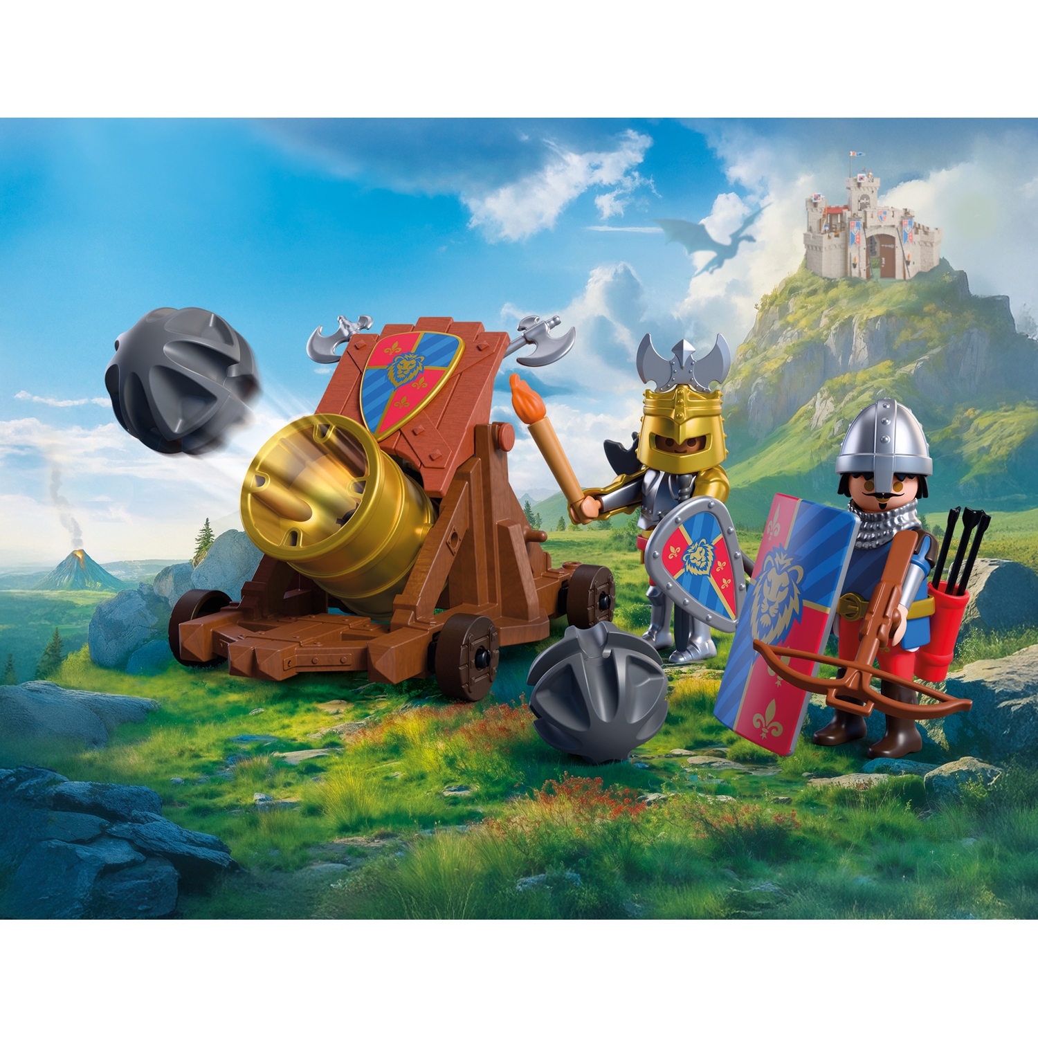 PLAYMOBIL 72115 Knights Schusswaffe Löwenritter