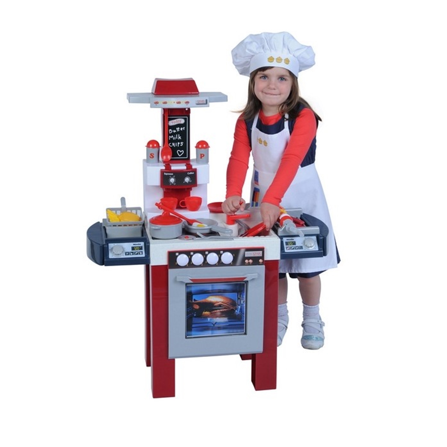 Theo Klein 9130 Miele Küche mit Grill und Friteuse