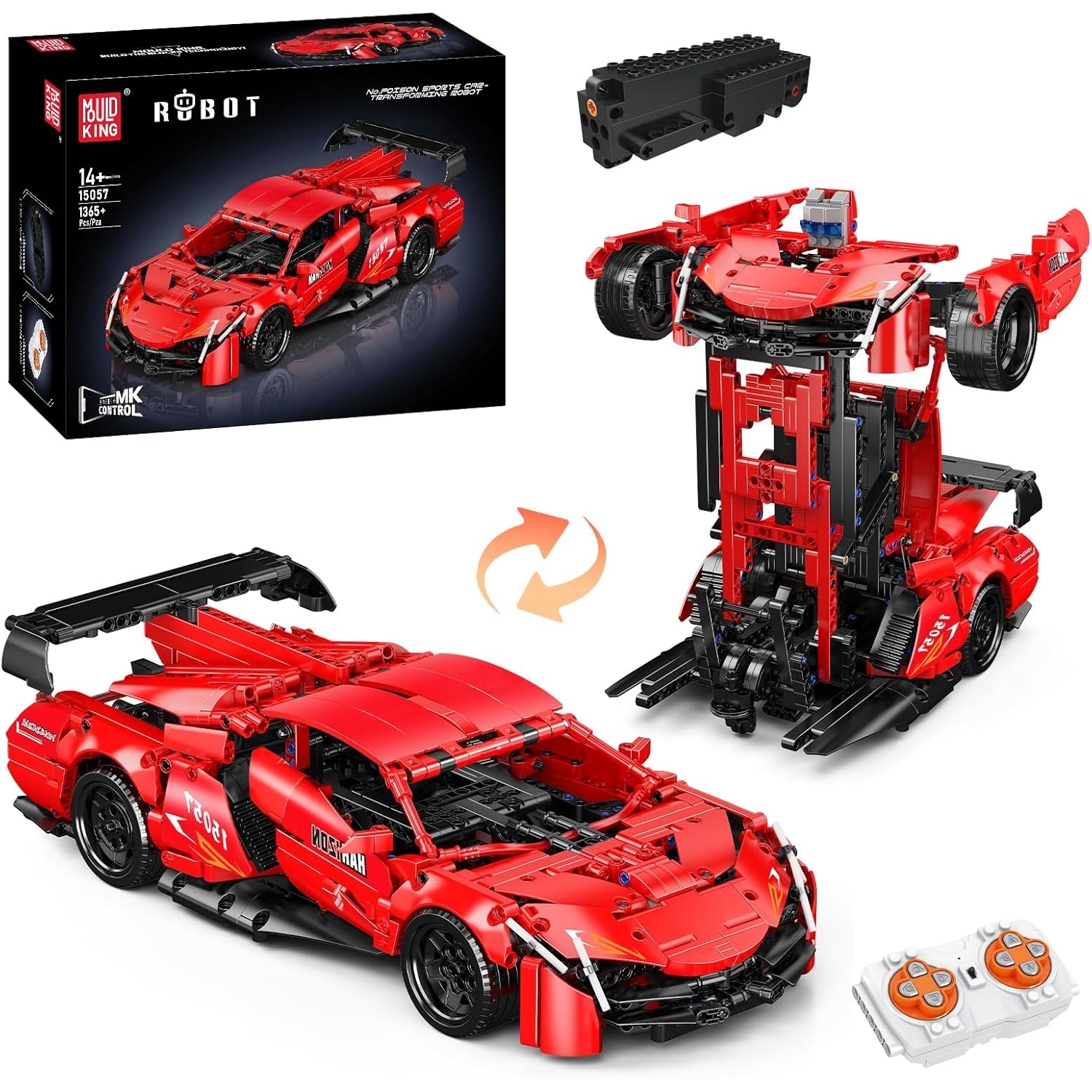 Mould King 15057 Poison Sportwagen/Roboter