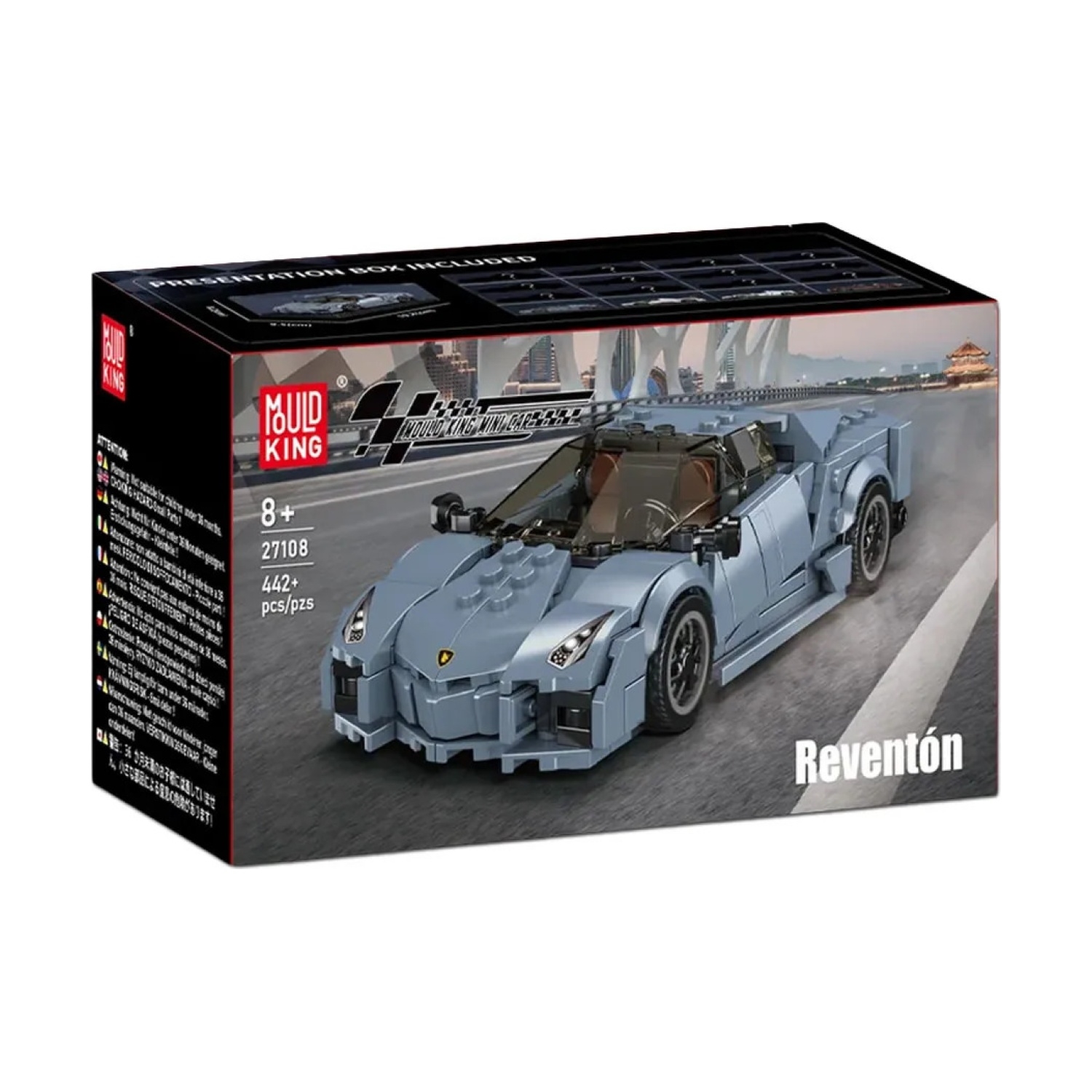 Mould King 27108 Reventon + Showcase