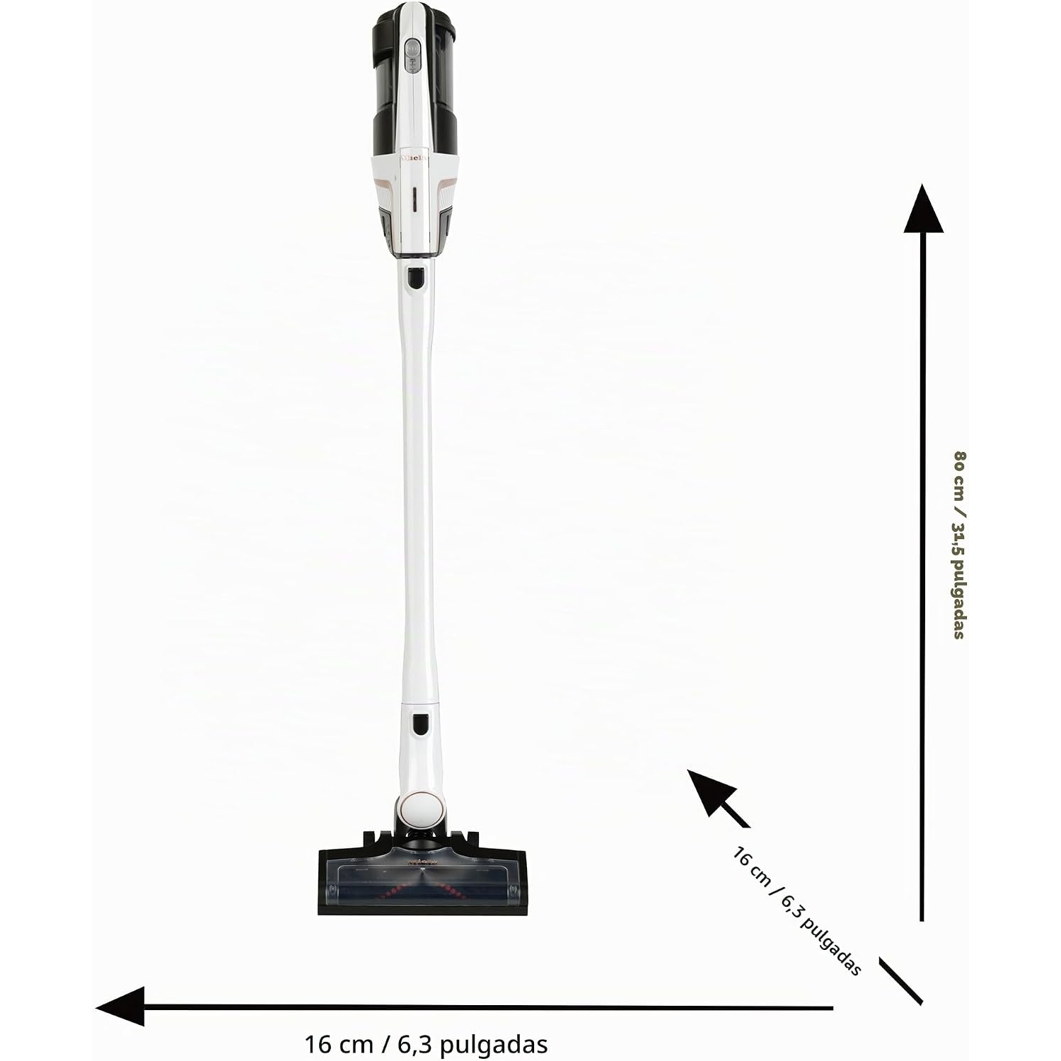 Theo Klein 6832 Miele - "Triflex" Staubsauger, weiß
