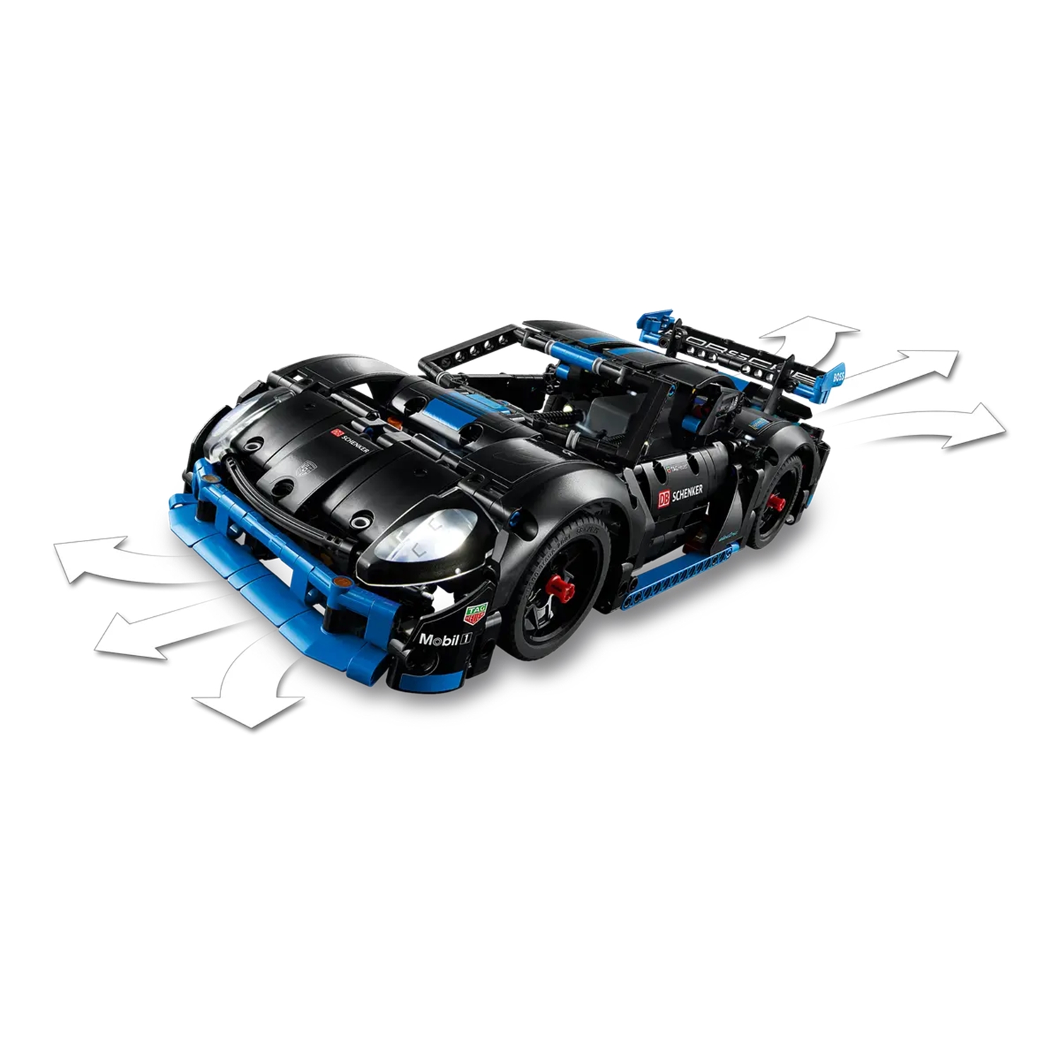LEGO 42176 Technic Porsche GT4 e-Performance Rennwagen