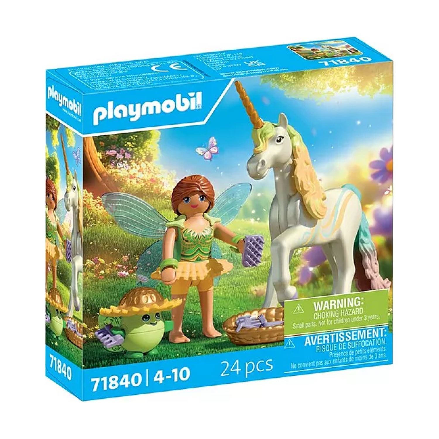 PLAYMOBIL 71840 Sammeleinhorn Regenbogenblume mit Fee