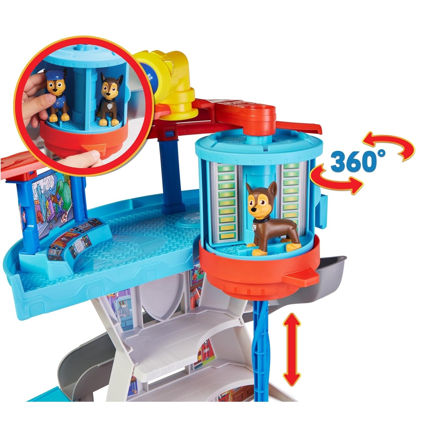Spin Master 6065500 Paw Patrol - Lookout Tower Playset (Hauptquartier)