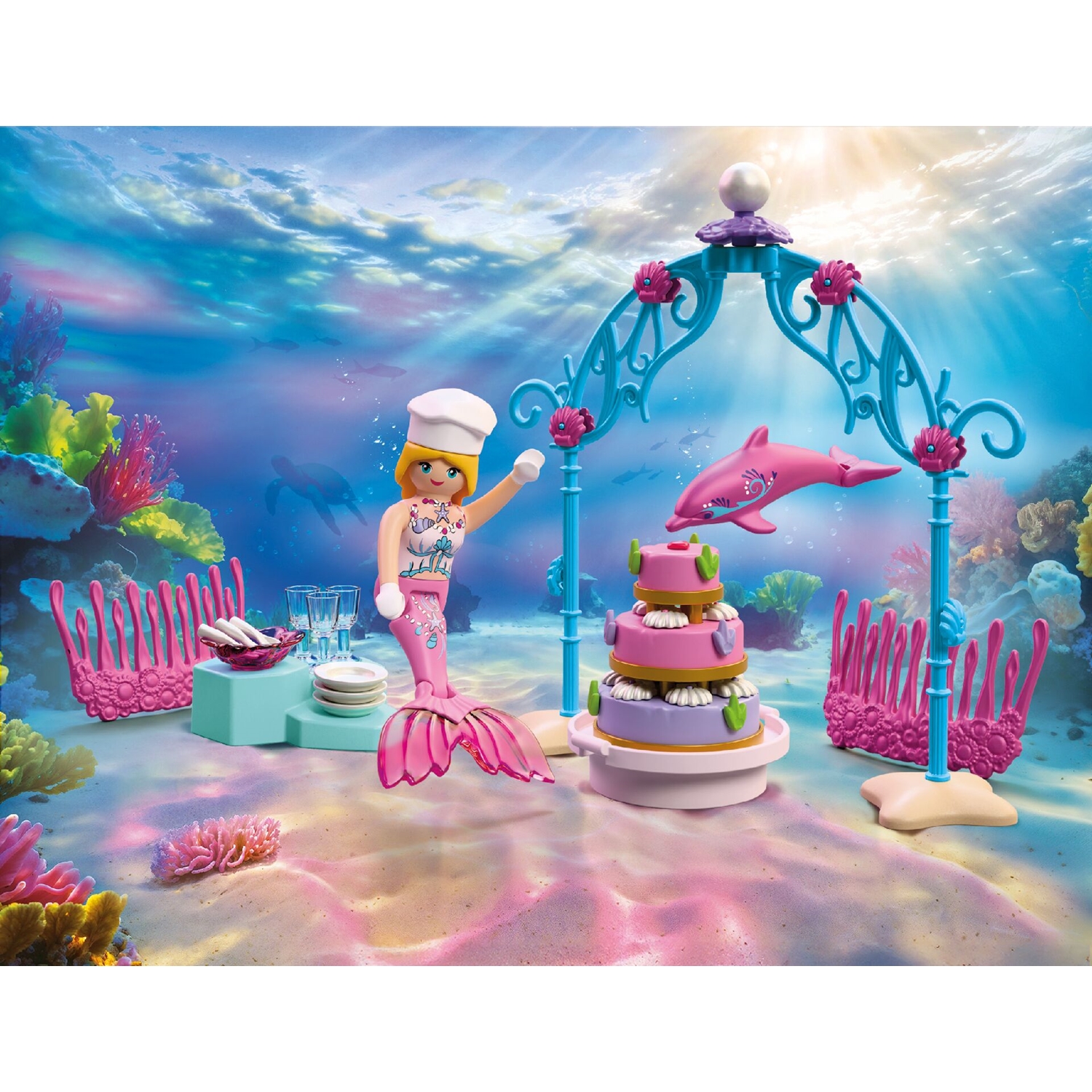 PLAYMOBIL 72108 Unterwasserhochzeits-Buffet