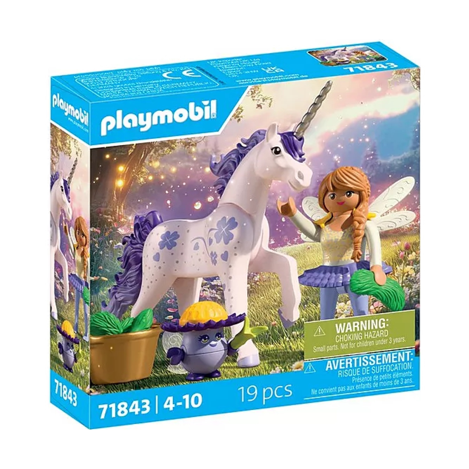 PLAYMOBIL 71843 Sammeleinhorn Glückslavendel mit Fee