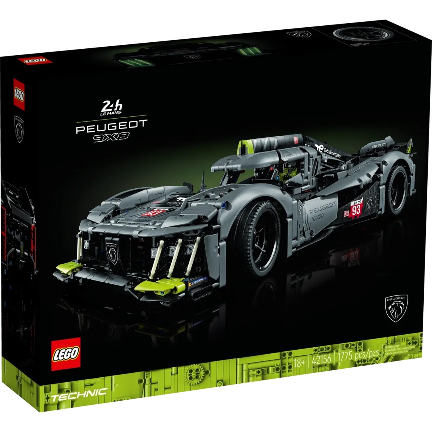 LEGO 42156 Peugeot 9X8 24H Le Mans Hybrid Hypercar