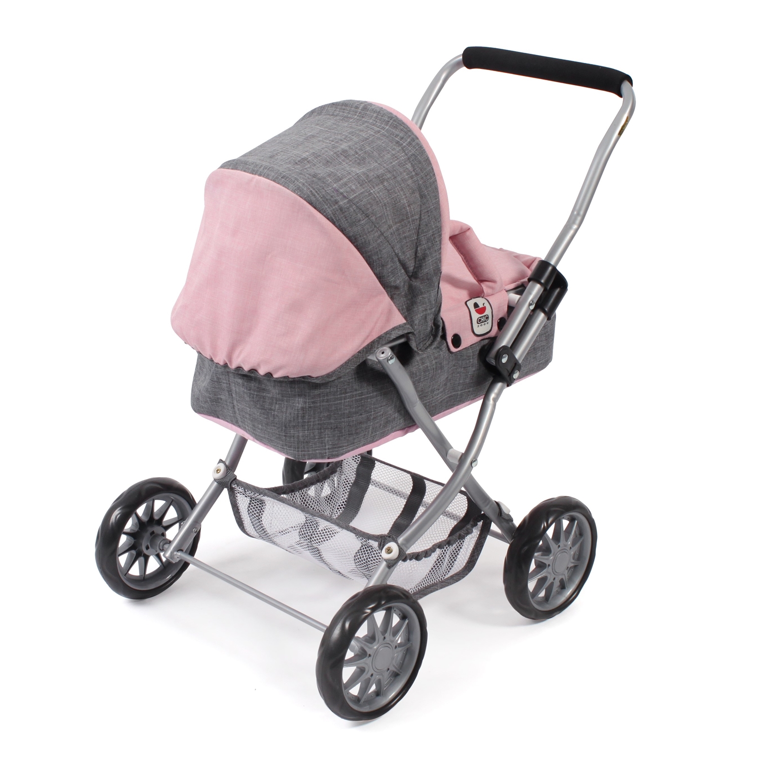 Bayer Chic 2000 555-15 Mini-Kuschelwagen "SMARTY" Melange grau-rosa