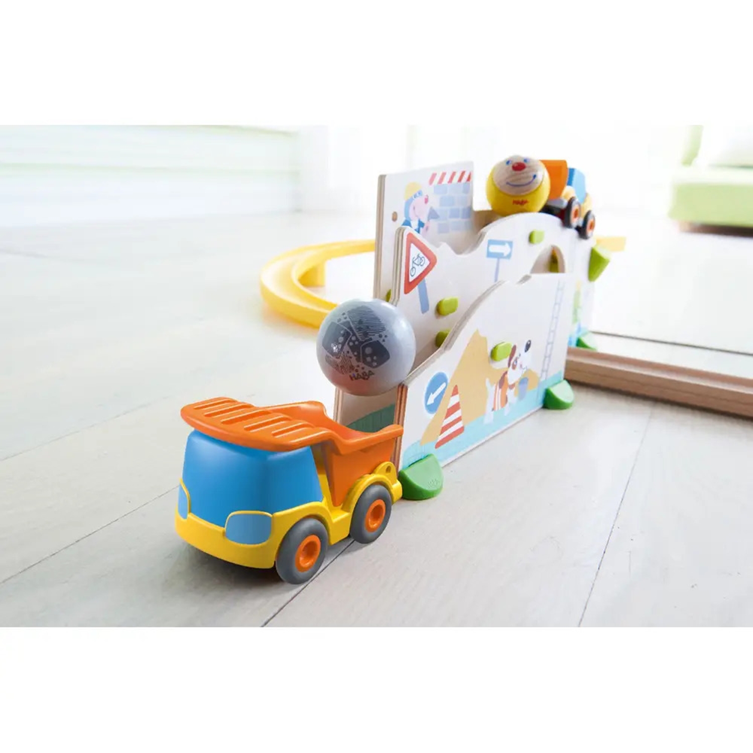 Haba 303081 Kullerbü – Spielbahn Auf der Baustelle