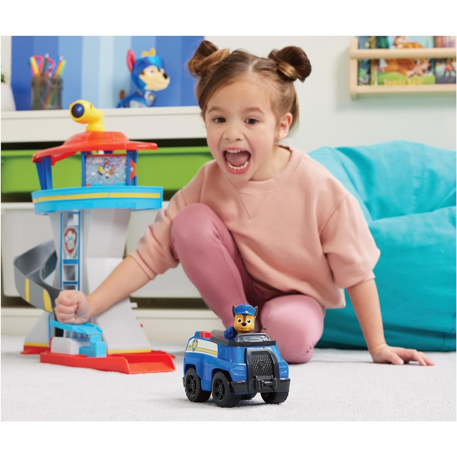 Spin Master 6065500 Paw Patrol - Lookout Tower Playset (Hauptquartier)