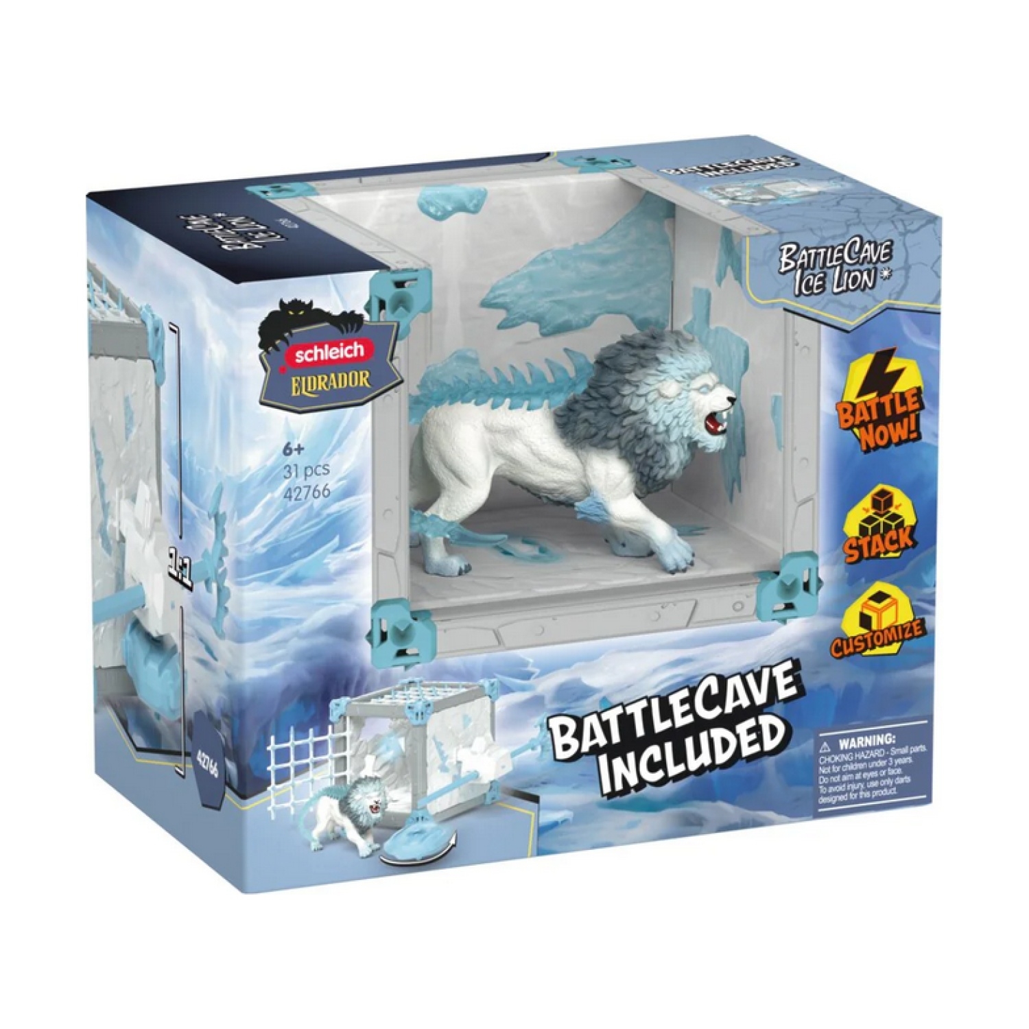 Schleich 42766 BattleCave Eislöwe