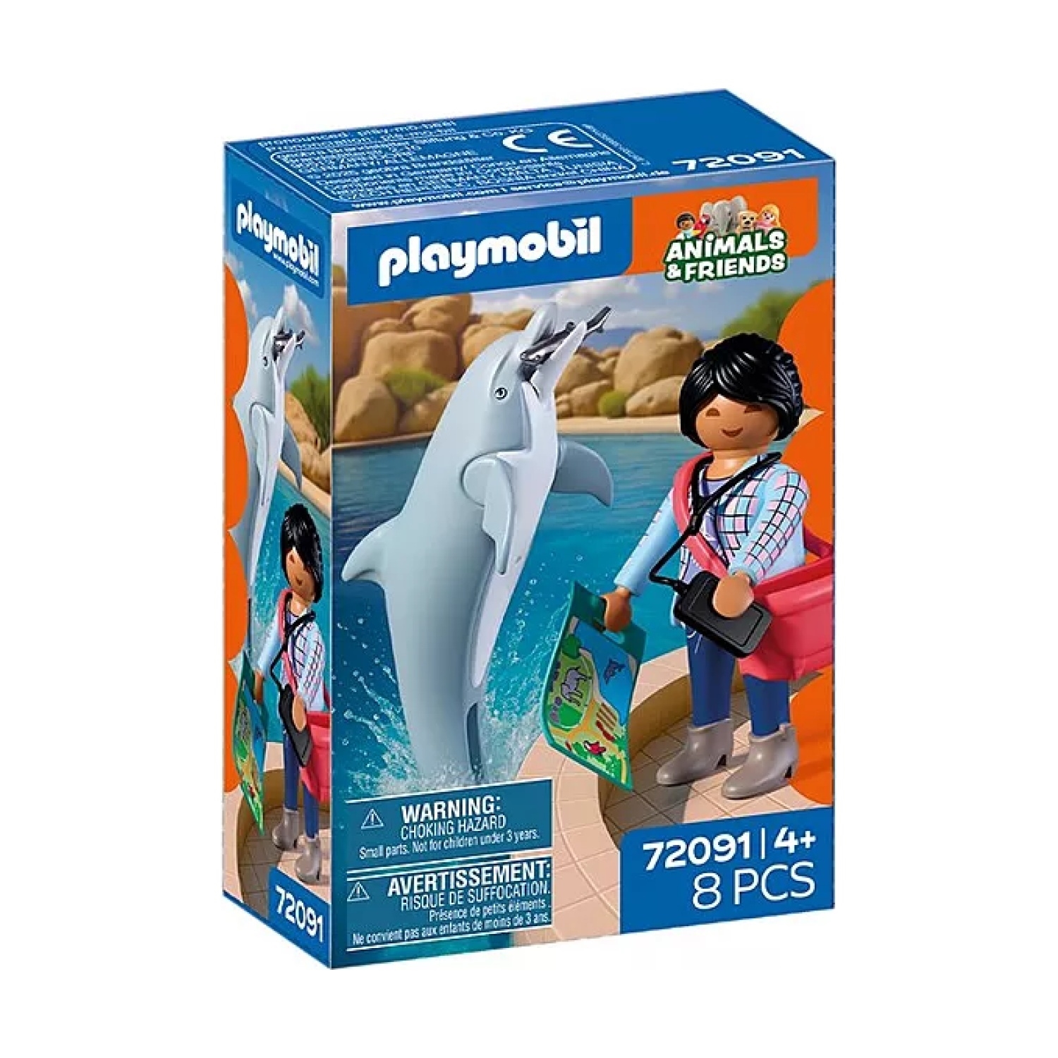 PLAYMOBIL 72091 Zoo: Delfin und Besucherin
