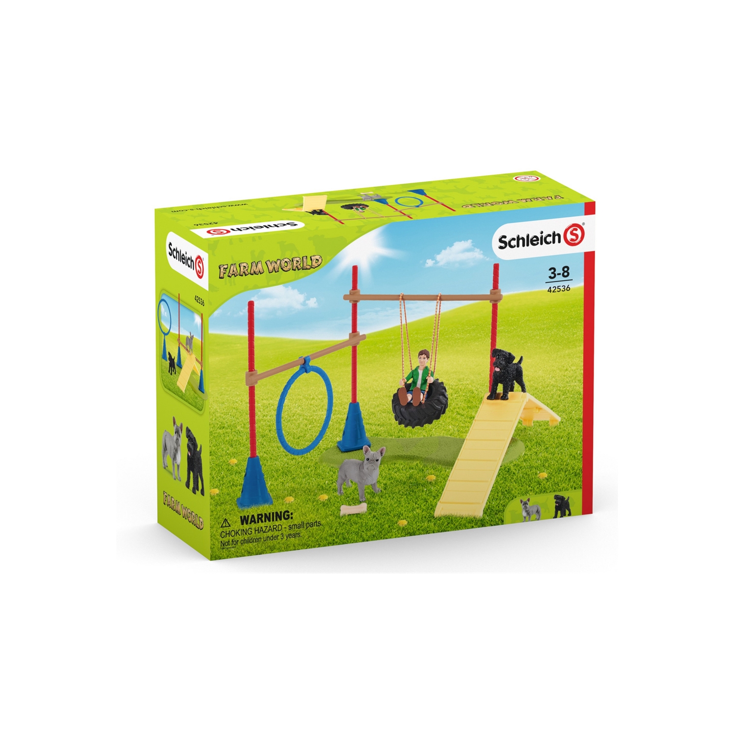 Schleich 42536 Farm World Spielspaß für Hunde