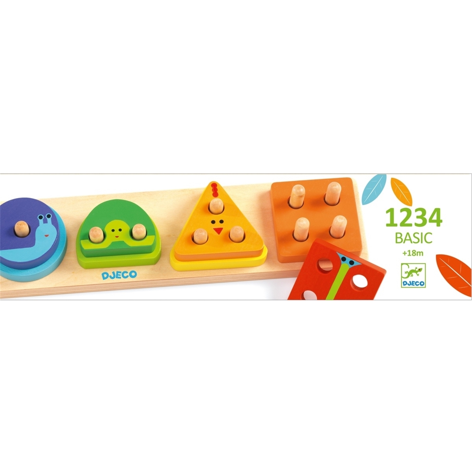 Djeco DJ06203 Lernspielzeug: 1234Basic *