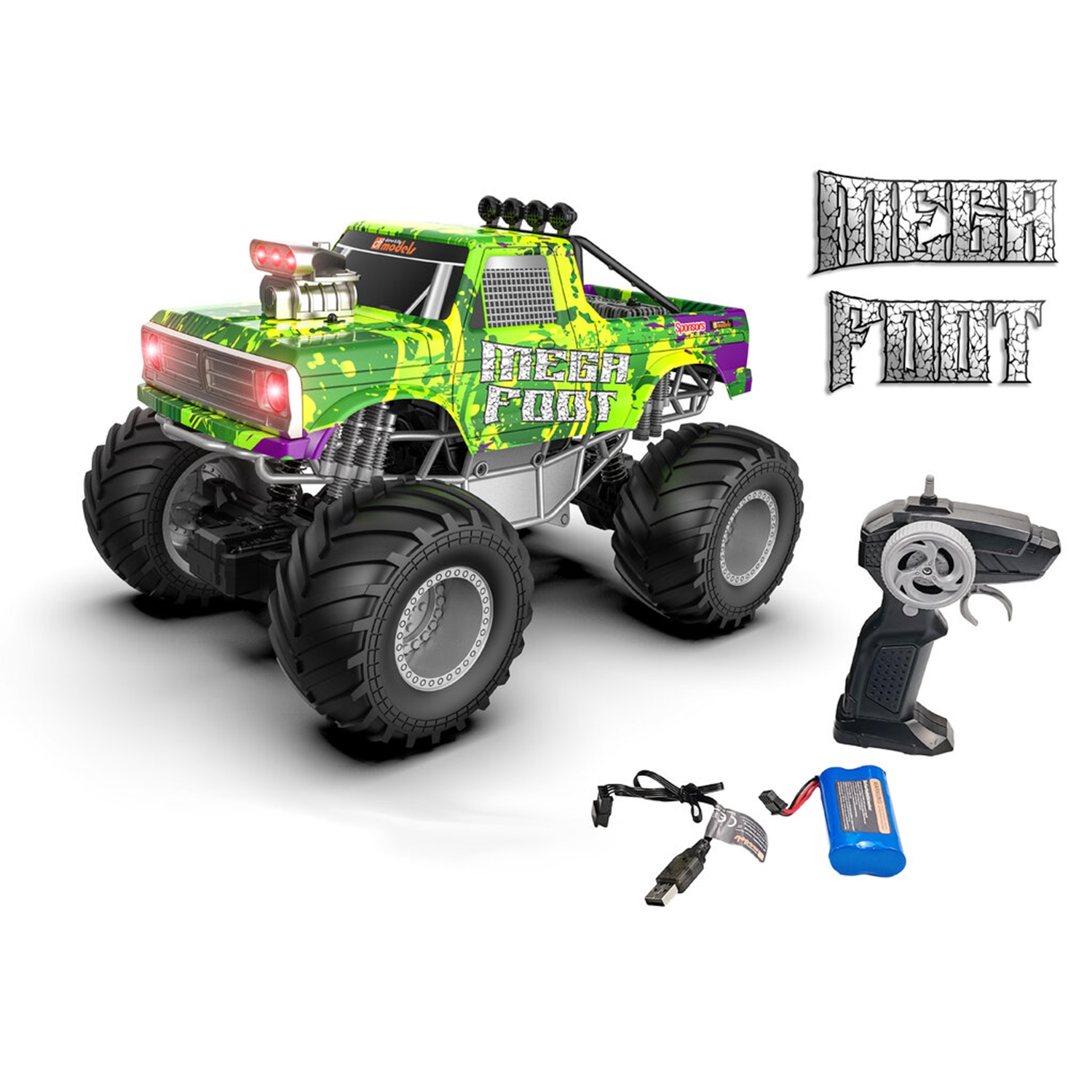 DF-Models 9956 MEGA FOOT Off-Roader 1:10 RTR Licht/Sound
