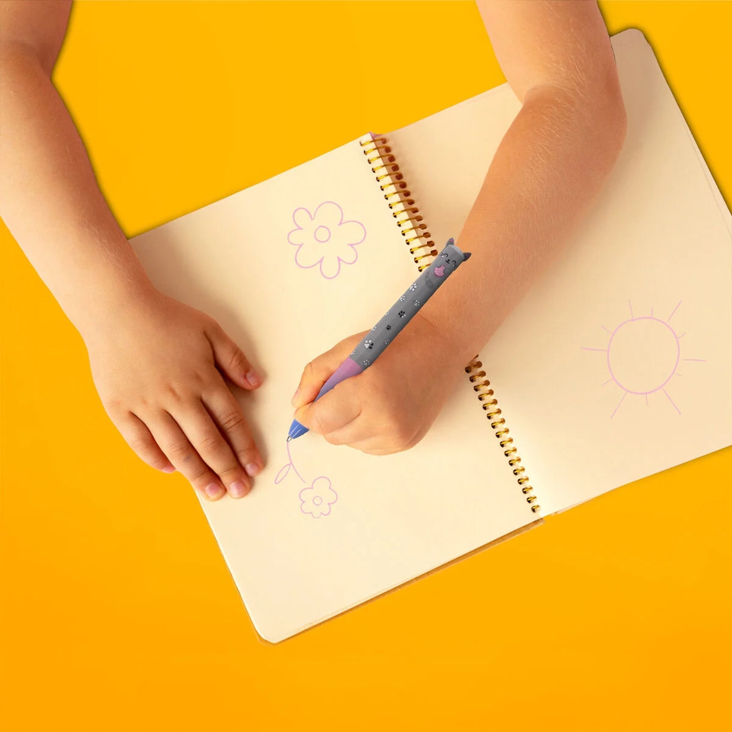 Legami CLICK0027 TWO-COLOUR BALLPOINTPEN - CLICK&CLACK - KITTY