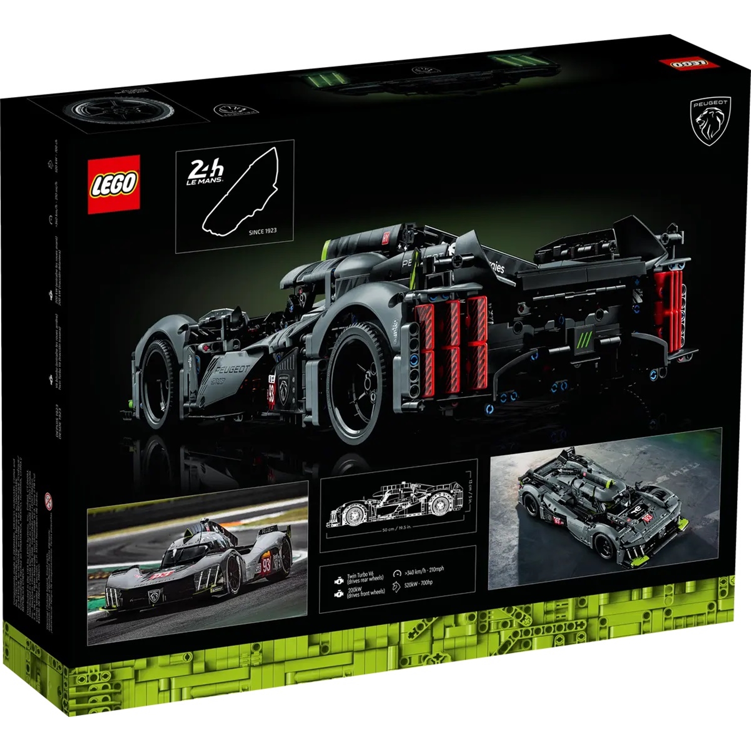 LEGO 42156 Peugeot 9X8 24H Le Mans Hybrid Hypercar