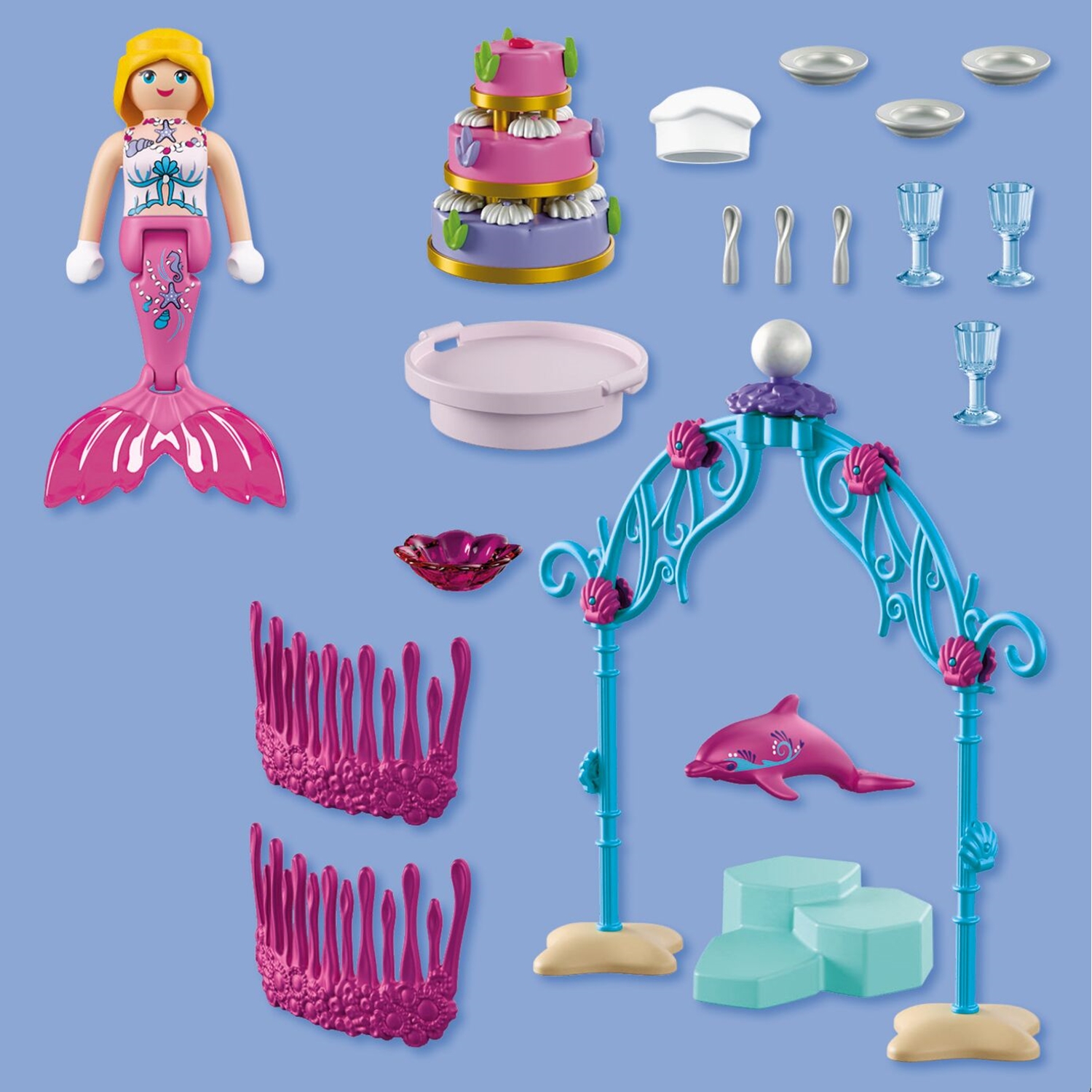PLAYMOBIL 72108 Unterwasserhochzeits-Buffet