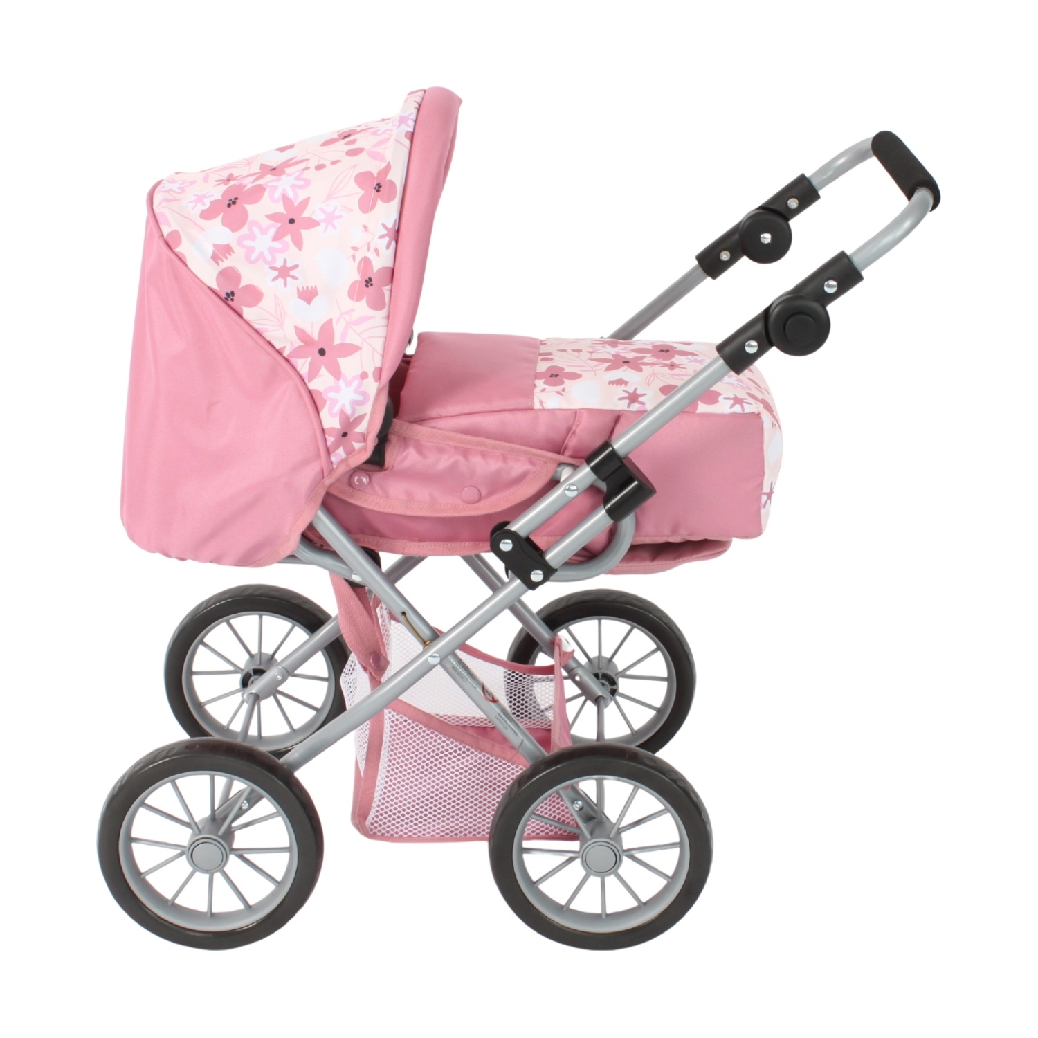 Bayer Chic 2000 560-85 Kombi-Puppenwagen "LENI" Flowers