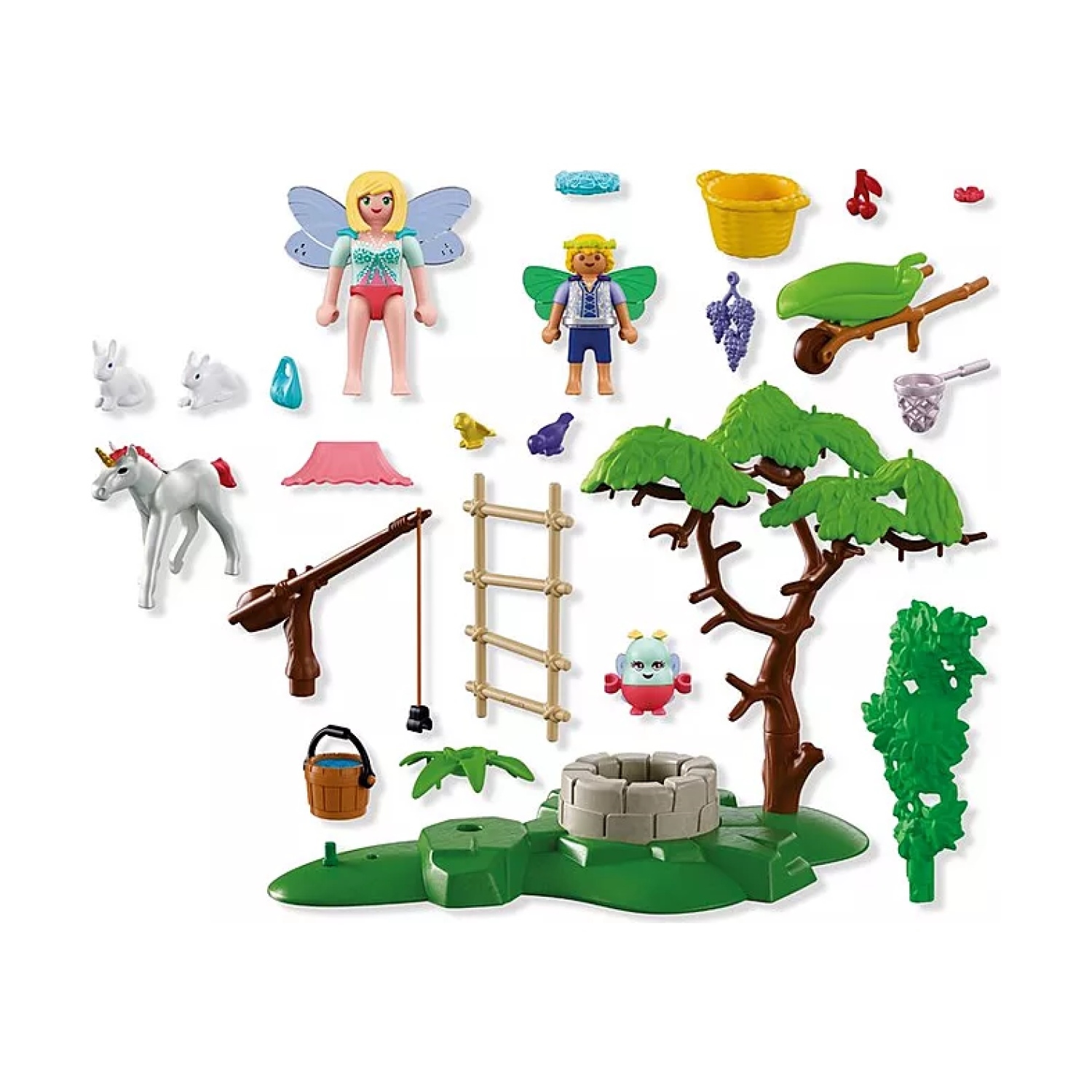 PLAYMOBIL 72215 Fantasy & Magic Feengarten mit Einhornfohlen