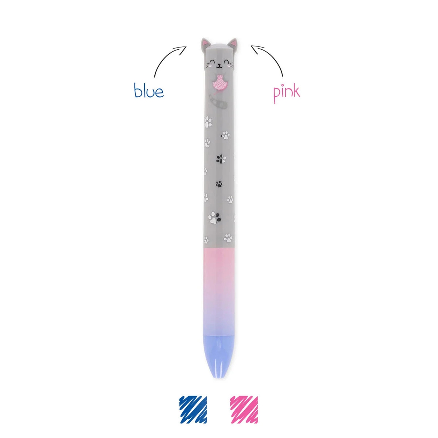Legami CLICK0027 TWO-COLOUR BALLPOINTPEN - CLICK&CLACK - KITTY