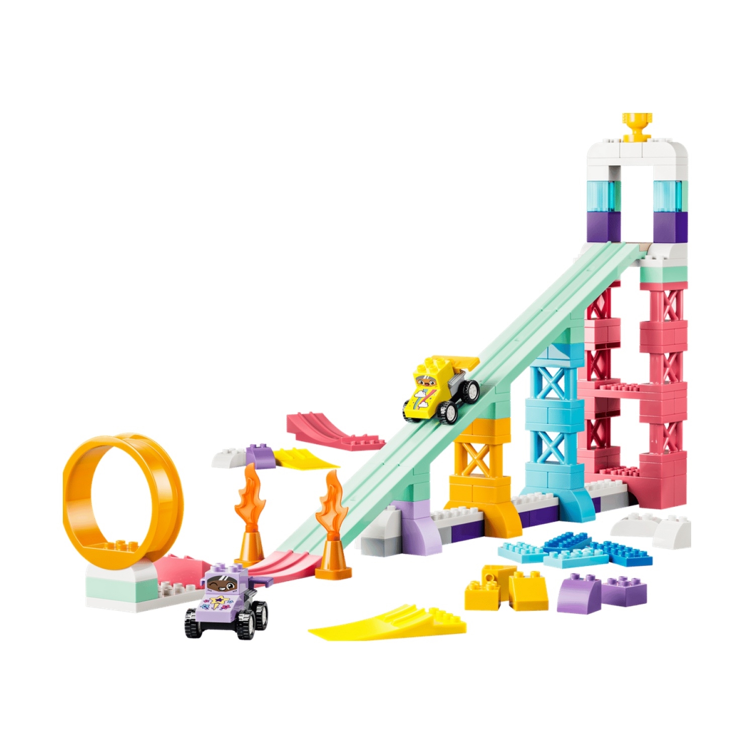 LEGO 10478 Kreative Sprungschanzen mit kleinen Flitzern 3-in-