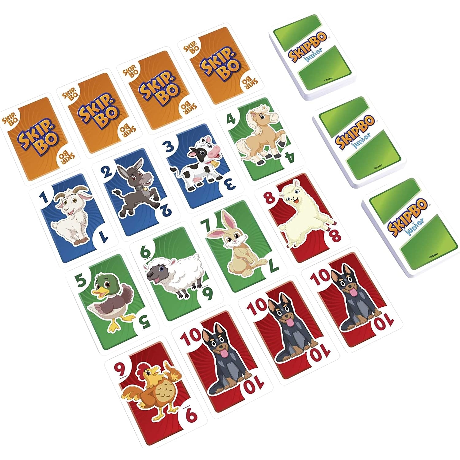 Mattel HHB37 Skip-Bo Junior
