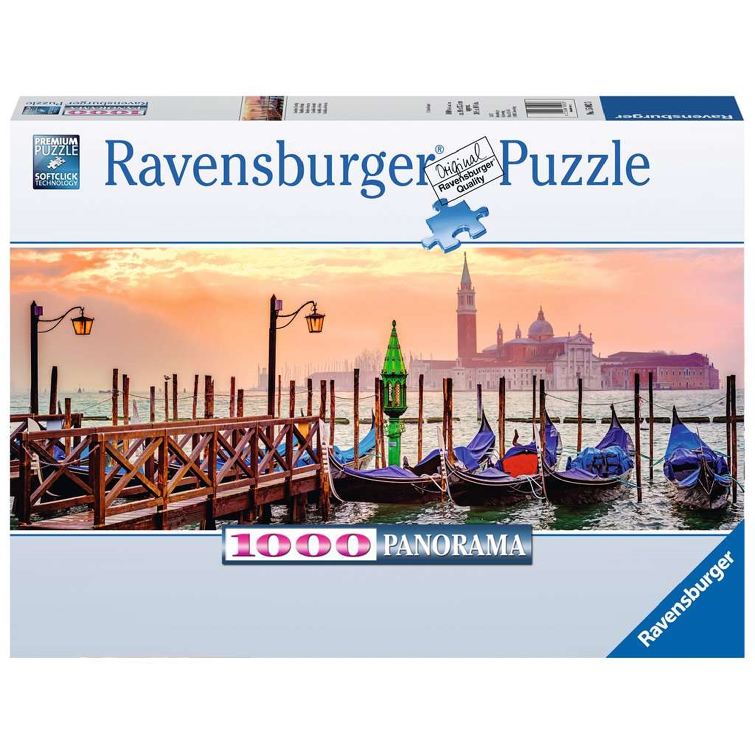 Ravensburger 15082 Puzzle 1000 Teile Gondeln in Venedig